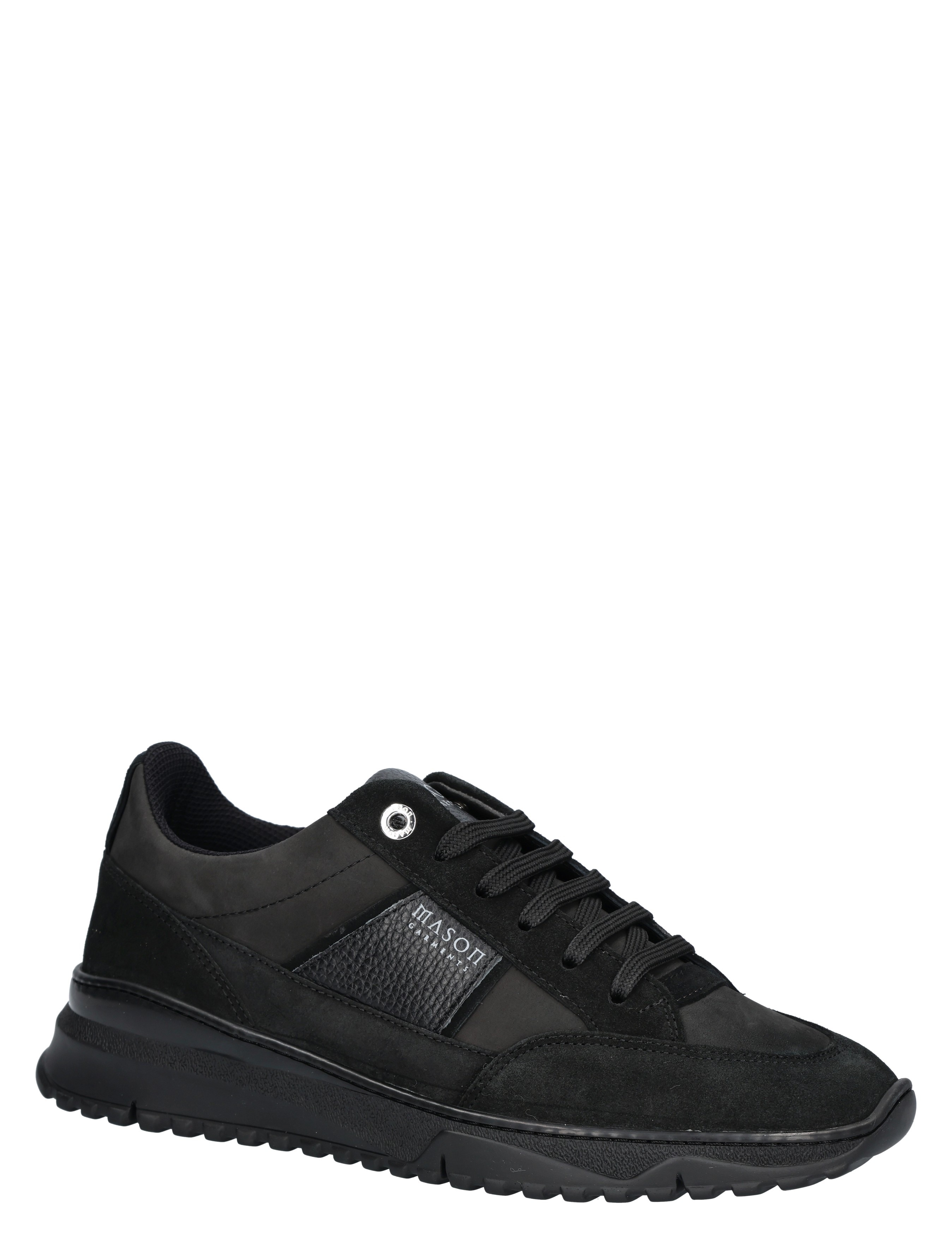 Mason Garments - Tia Runner MG51-35A1 Black Out - Heren - Lage Sneakers - Sneakers - 48430_11_3