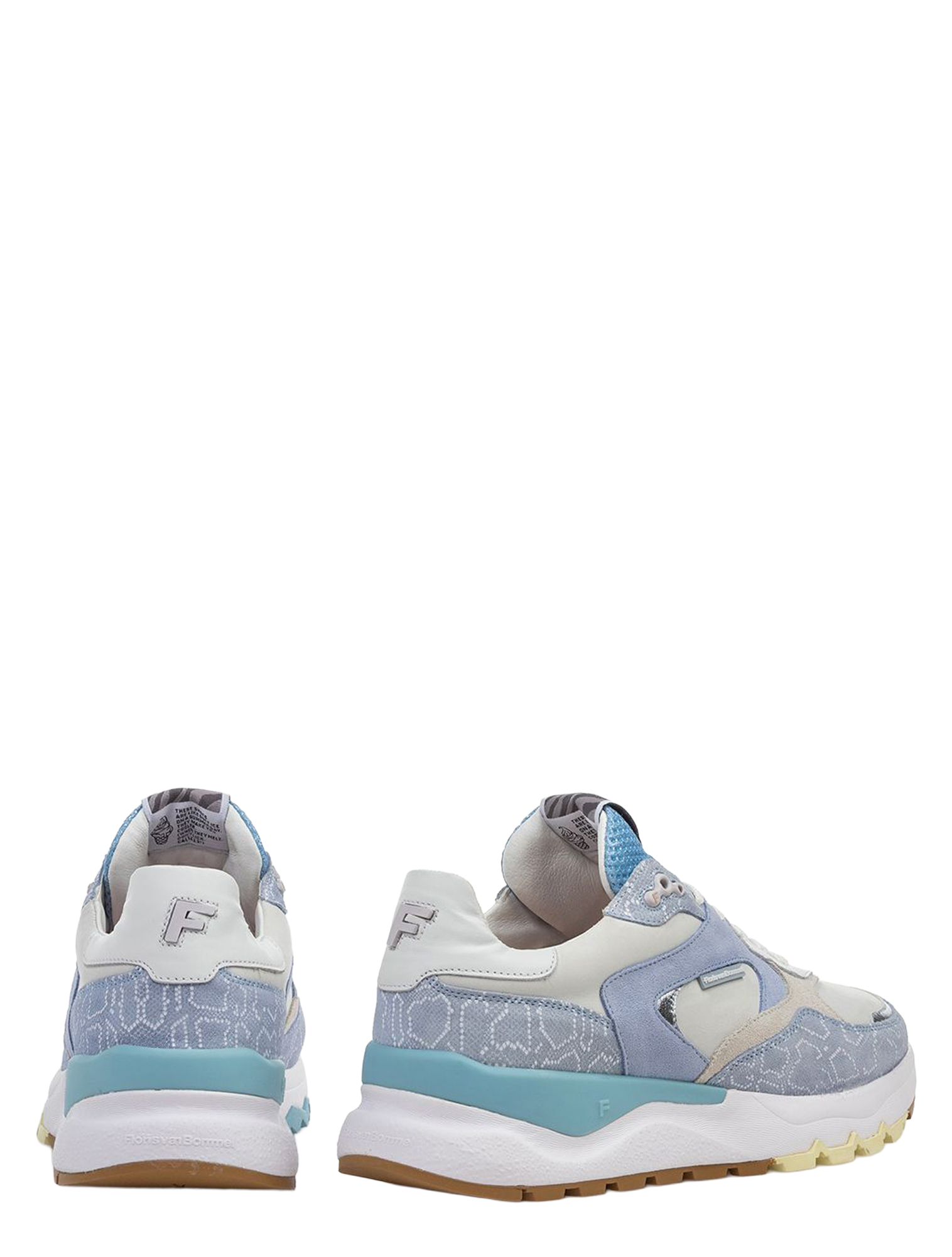 Floris van Bommel - Treni 10164 02.03 Light Blue - Dames - Sneakers - Lage Sneakers - 51493_38_4