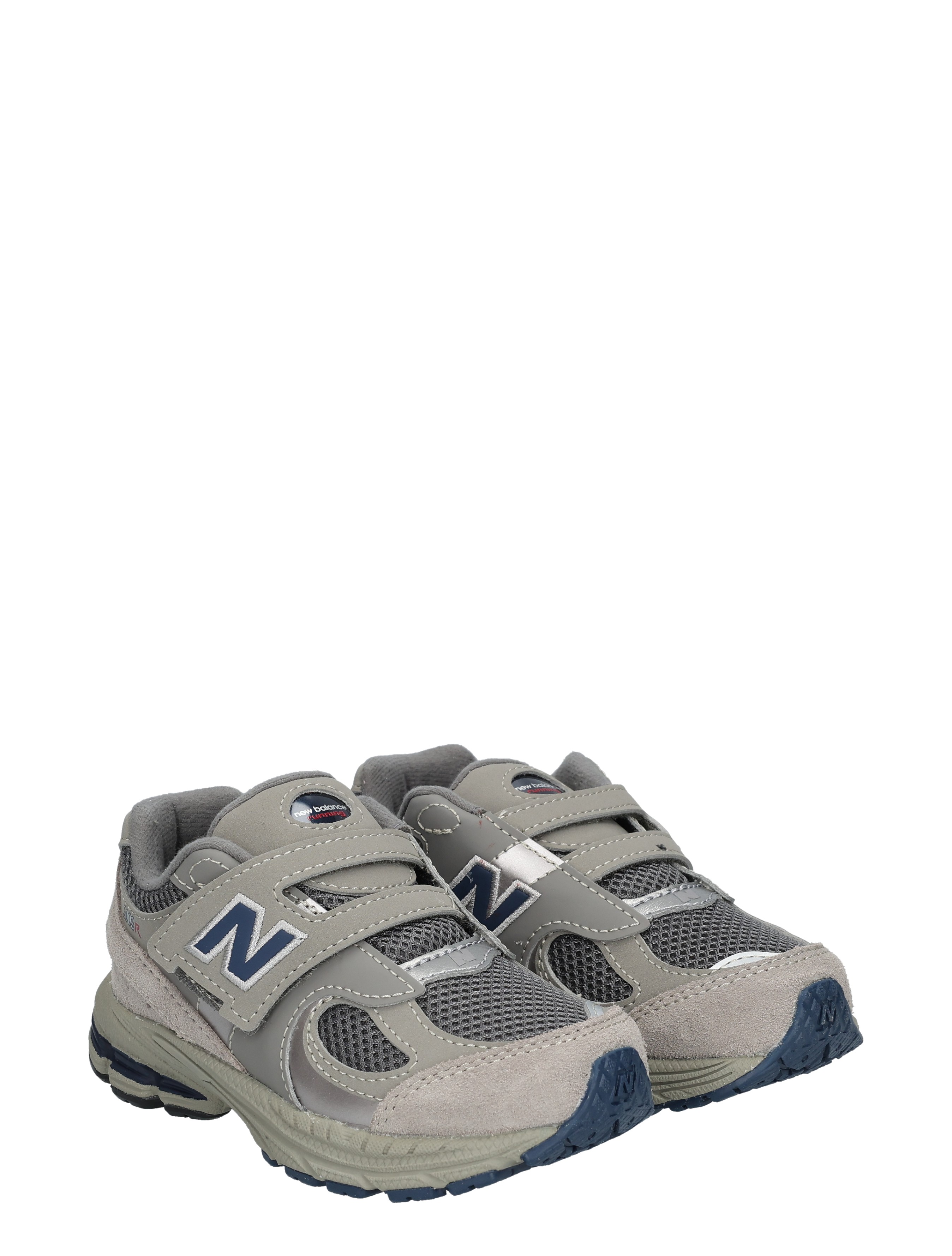 New Balance - 2002 Kids Velcro Grey Metallic Silver - Sneakers - Lage Sneakers - Jongens - 49639_77_5