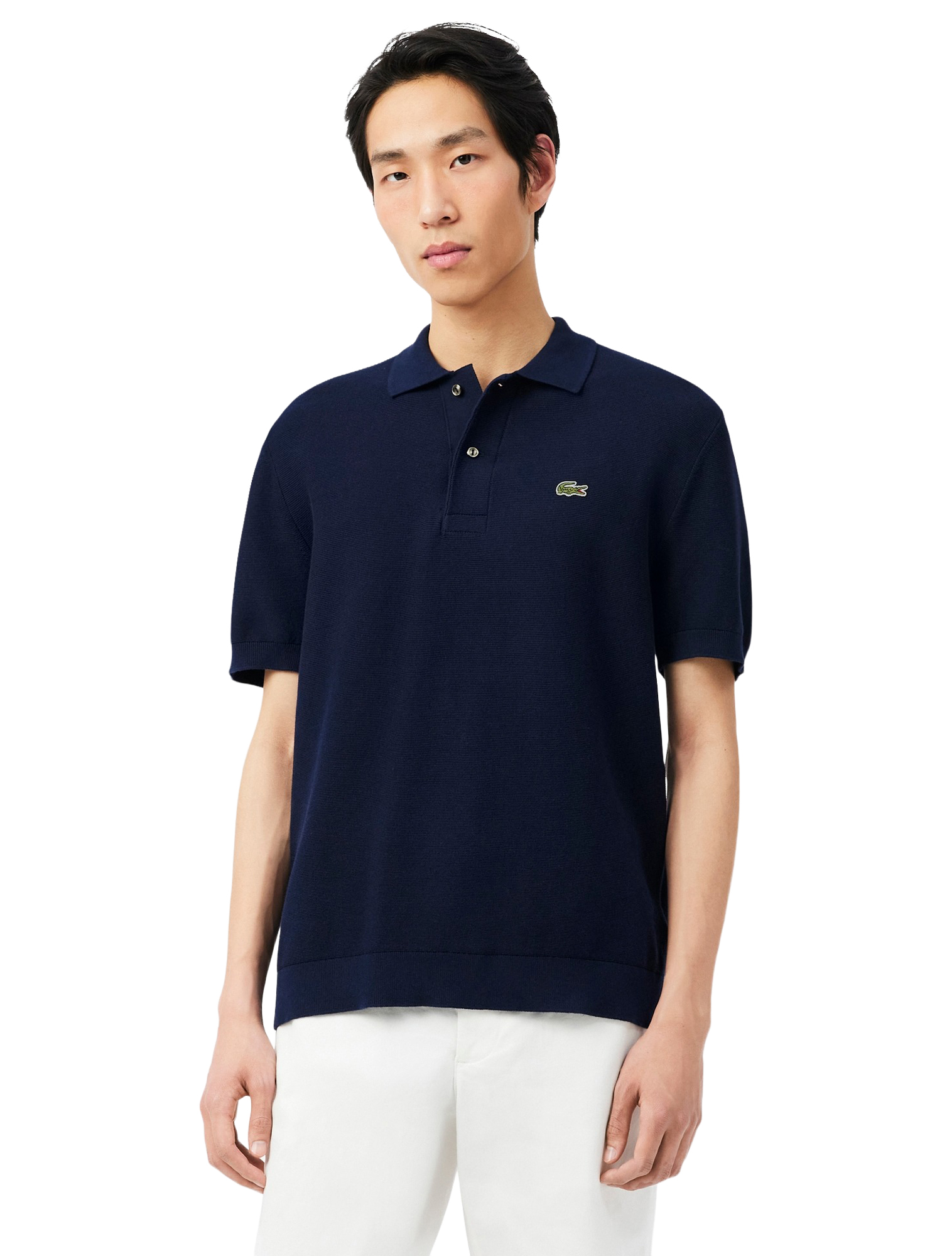 Lacoste - AH1043 Marine - Heren - T-Shirts & Polos - 49990_33_2