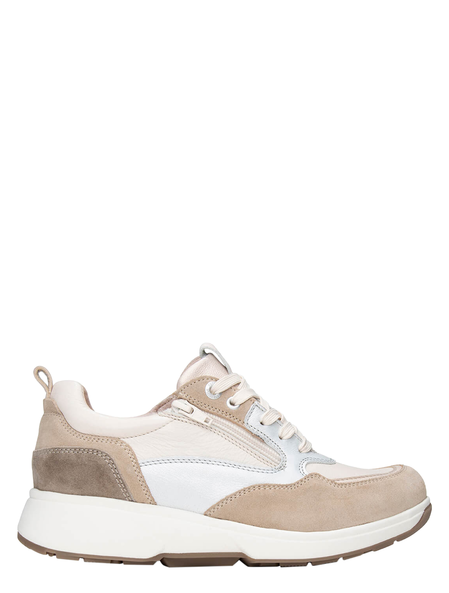 Xsensible - 30215.3 531 Taupe Combi H-Wijdte - Dames - Veterschoenen - Casual Veterschoenen - 51643_78_1
