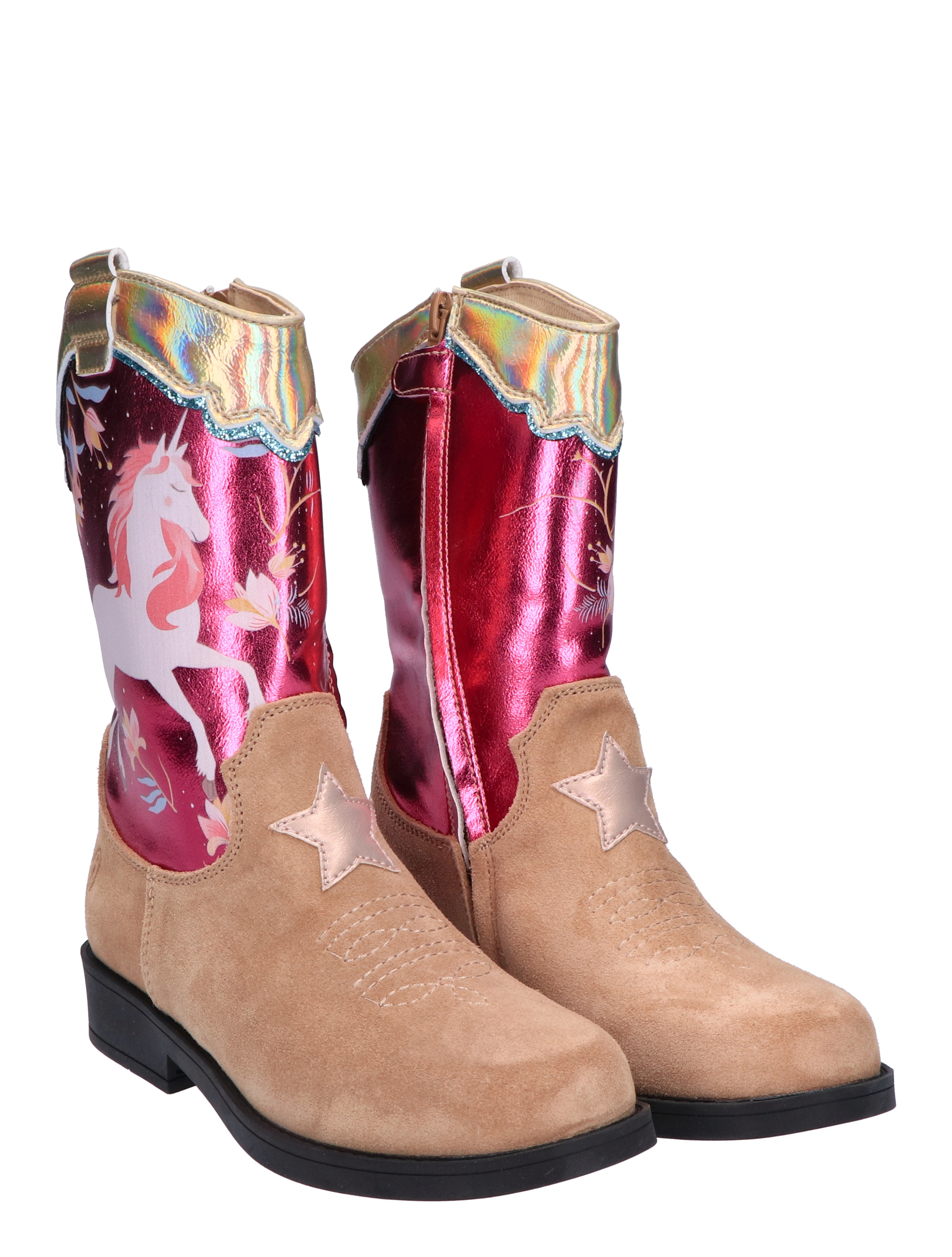 Shoesme - NW24W010 Pink Unicorn - Meisjes - Boots - Cowboylaarzen - 45693_24_5