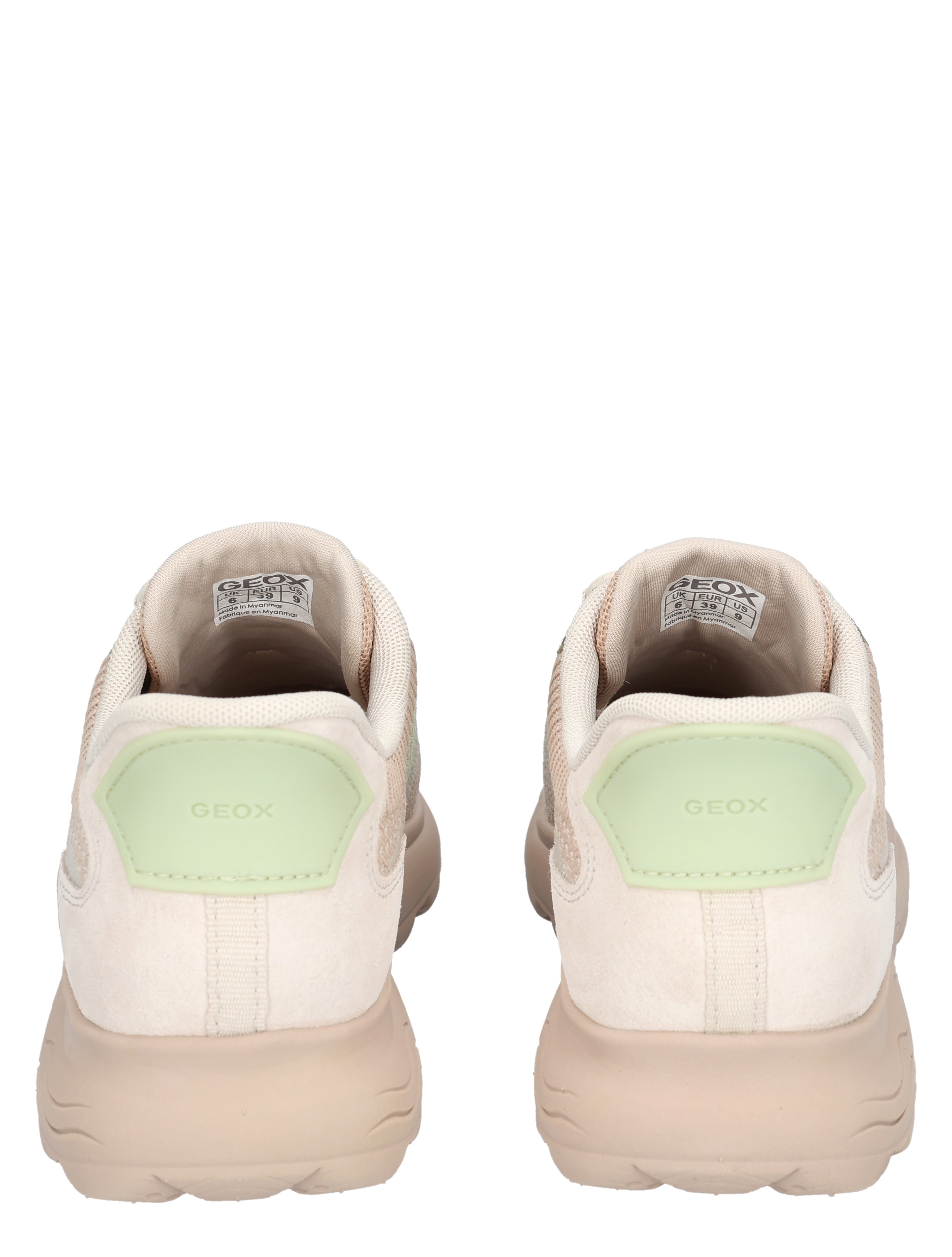 Geox - D657MB-D 06K22 C5322 Lt Sand - Dames - Veterschoenen - Casual Veterschoenen - 49744_76_6