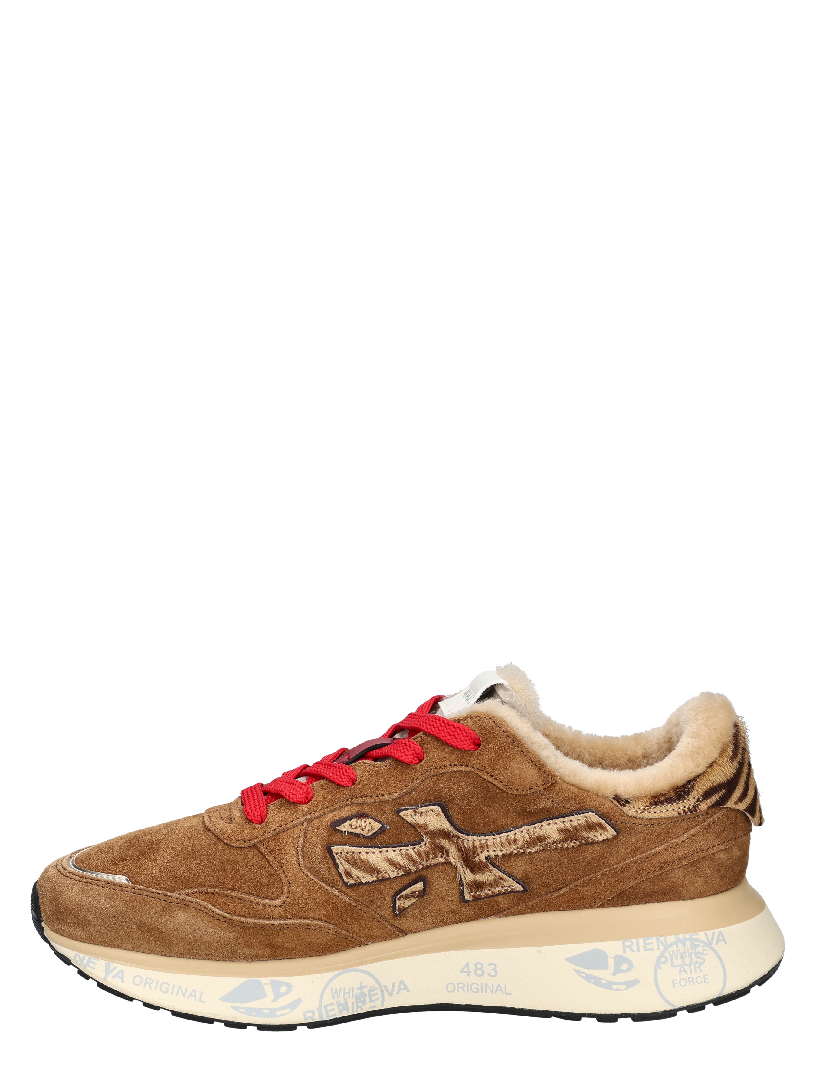 Premiata - Lauryn Women 8532 Brown Tiger - Dames - Sneakers - Lage Sneakers - 51092_22_2