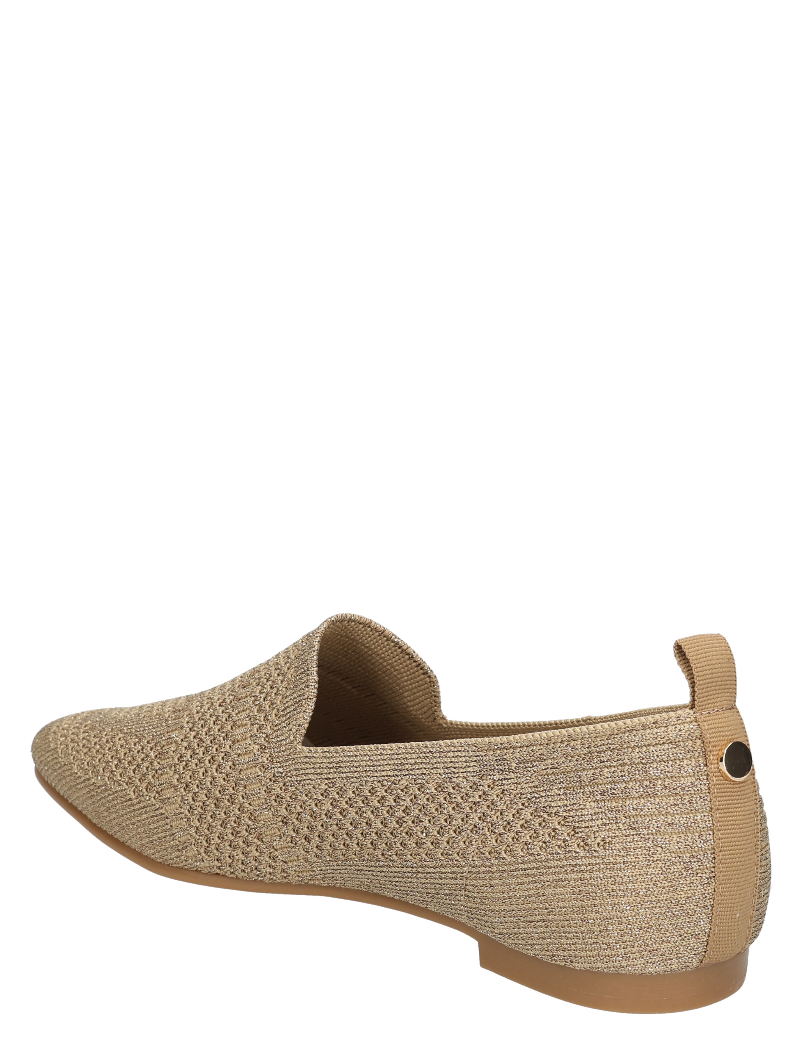 Lisa & Jo - Zilin Gold Silver Knitted - Dames - Loafers - 50872_53_4
