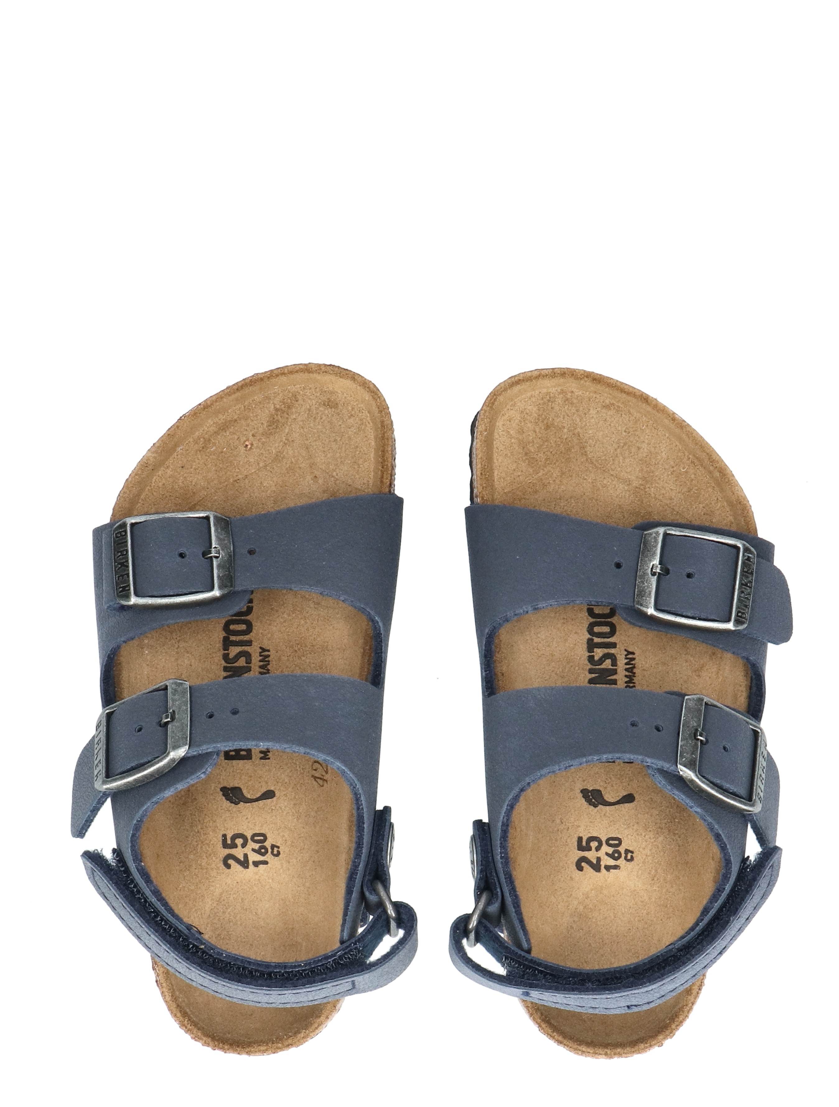 sandaaltjes, sandalen, drieband, eenvoudige sluiting, blauw