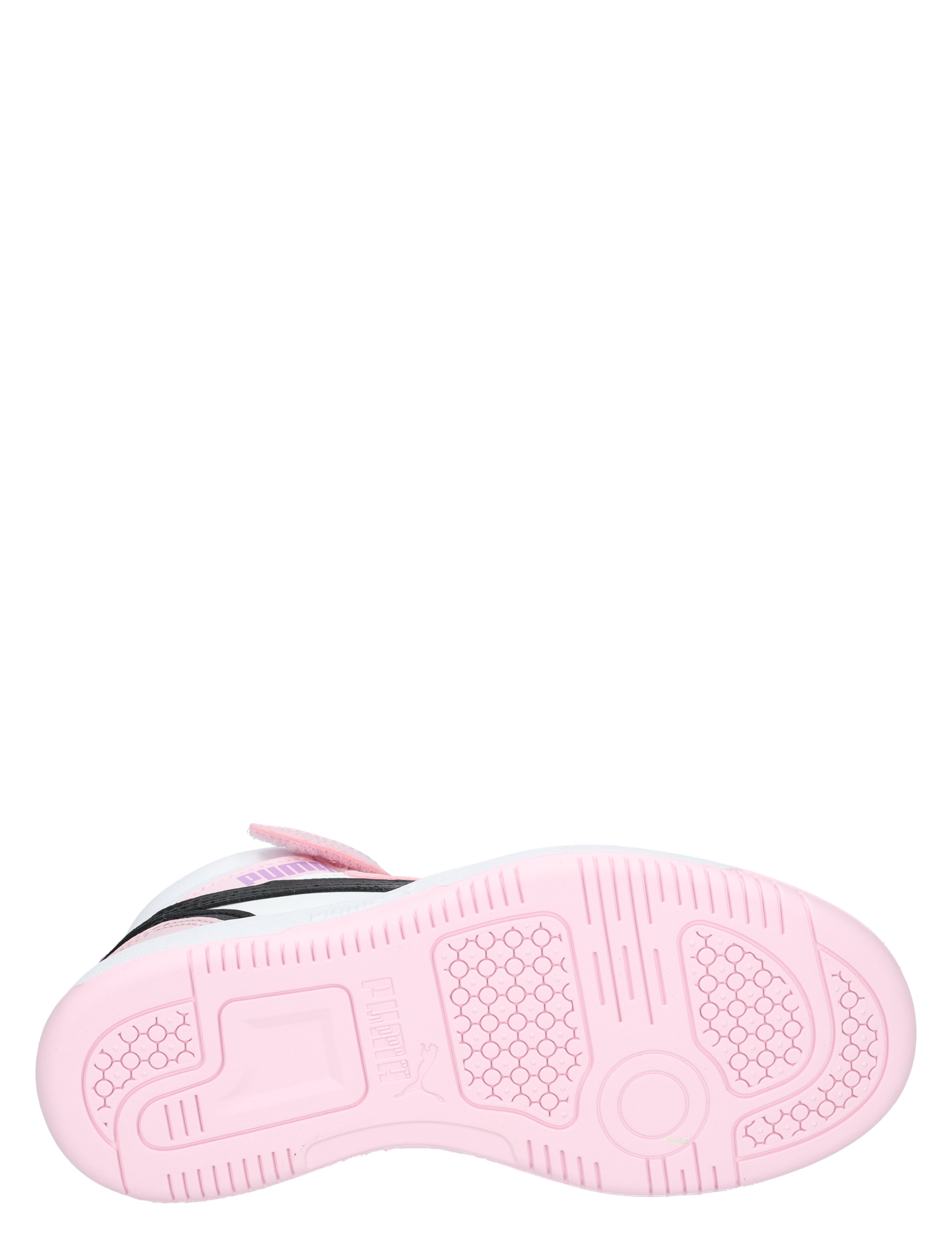 Puma - Rebound V6 Mid White Black Pearl - Meisjes - Sneakers - Hoge Sneakers - 49707_48_8