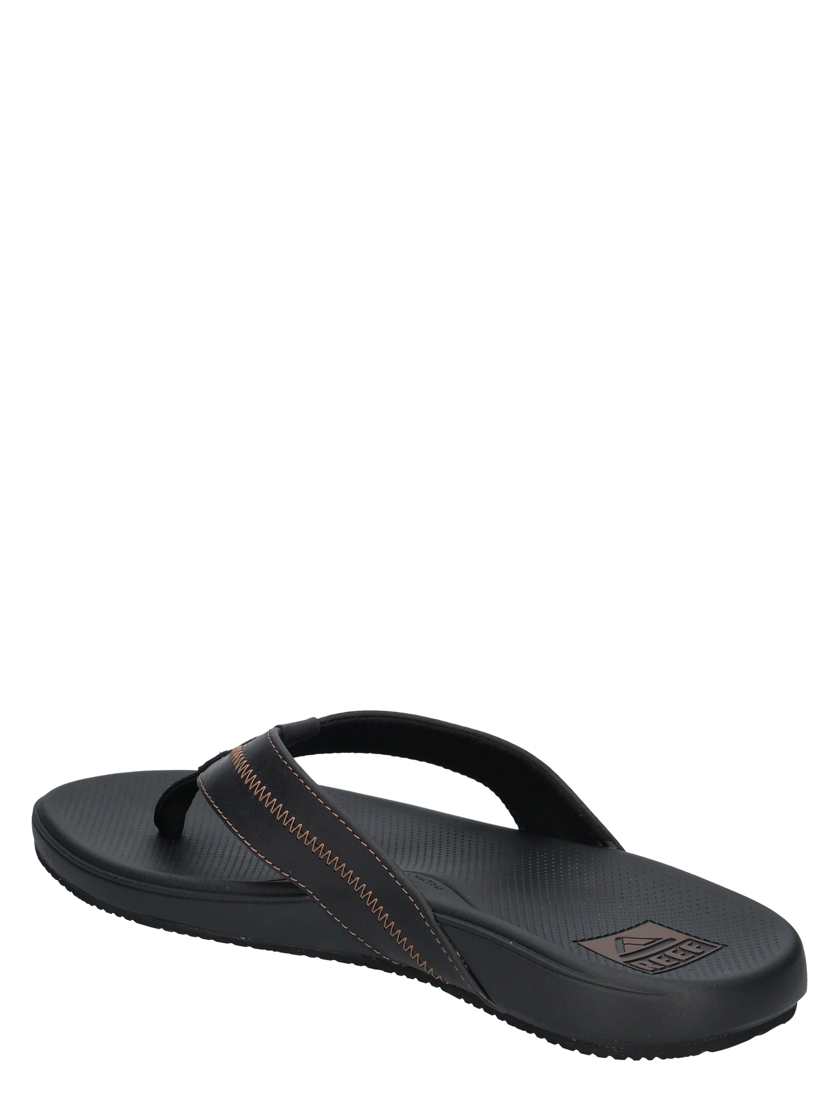 zwarte, slipper, flip-flop, synthetisch, doge-hbak