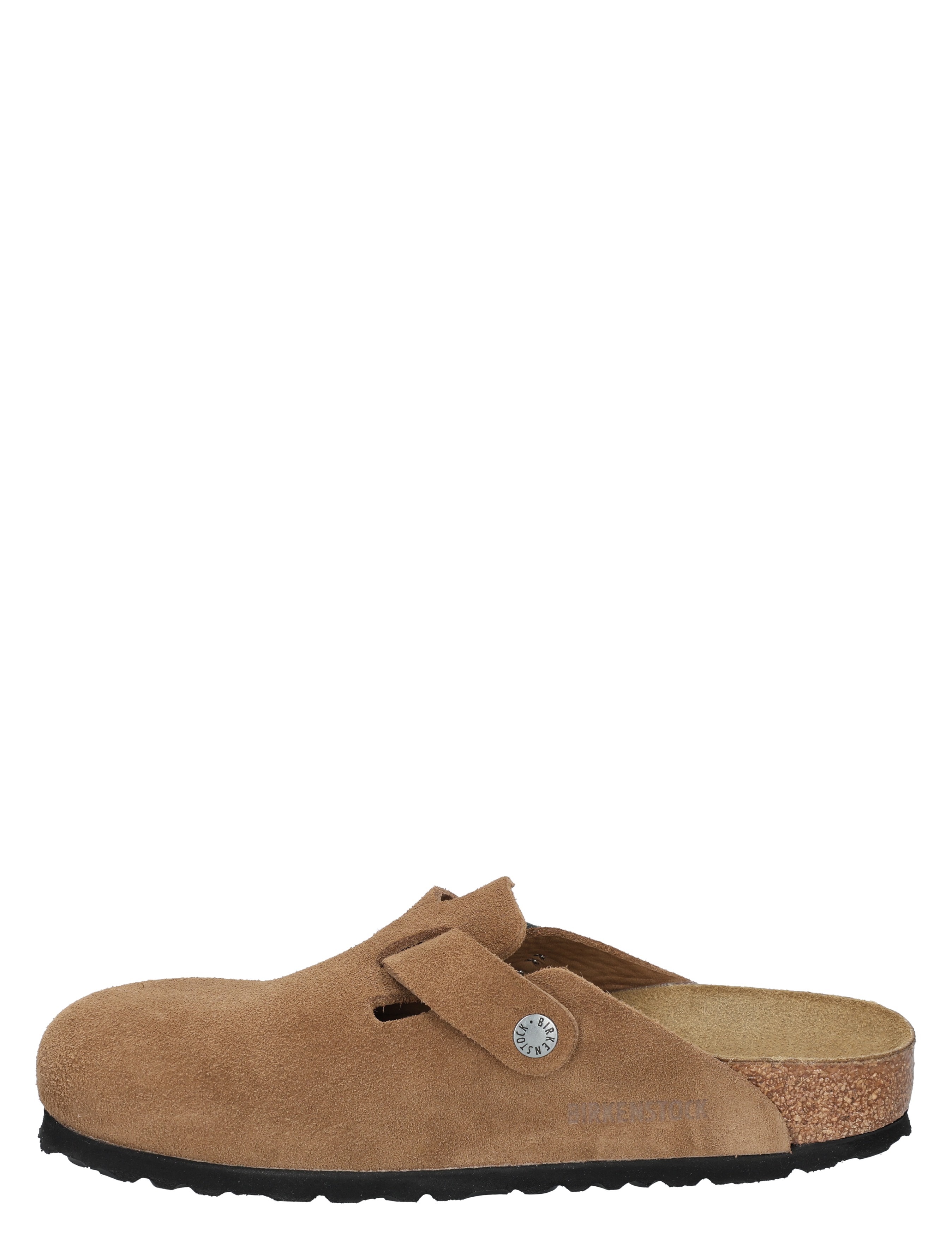 Birkenstock - Boston Women Suede Dark Tea Narrow - Dames - Muiltjes - 52761_22_2