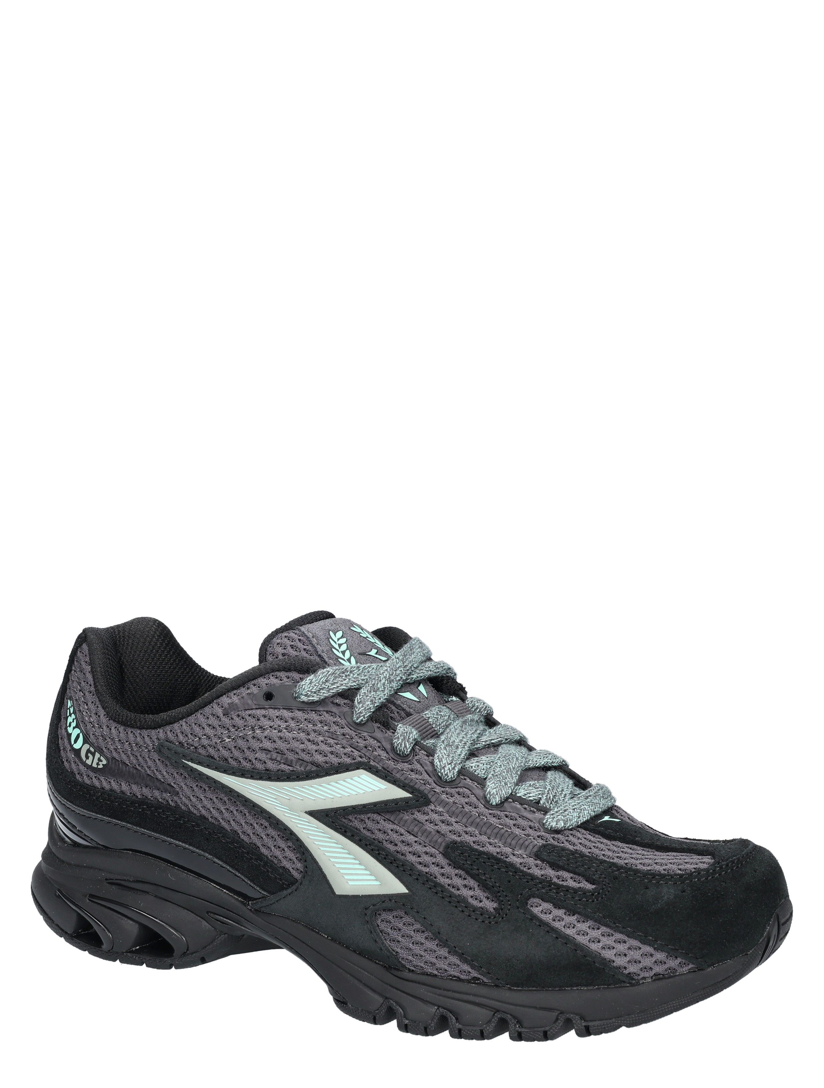 sneaker, wandelingsschoen, mesh, grijs, sportief