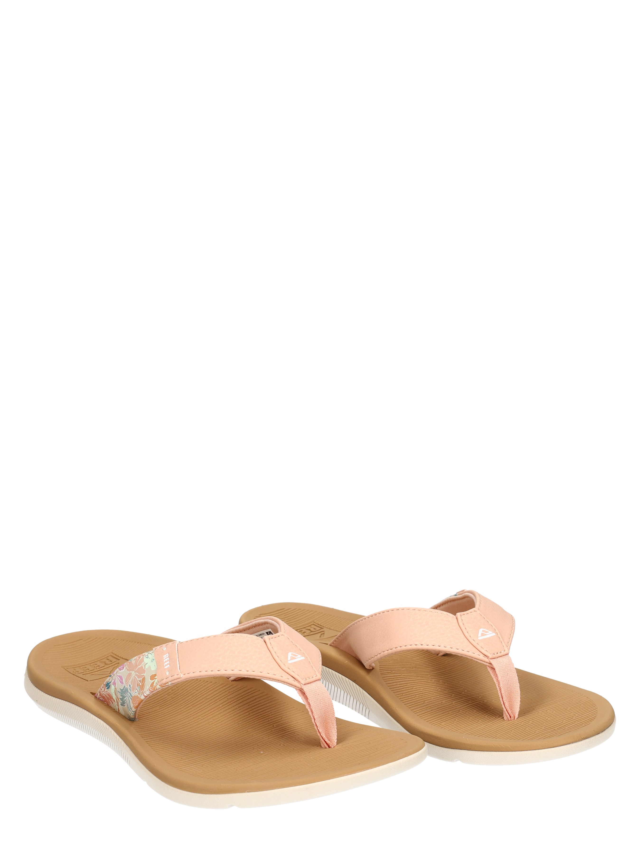 sandalen, flip-flops, vrouwen, roze, textielband