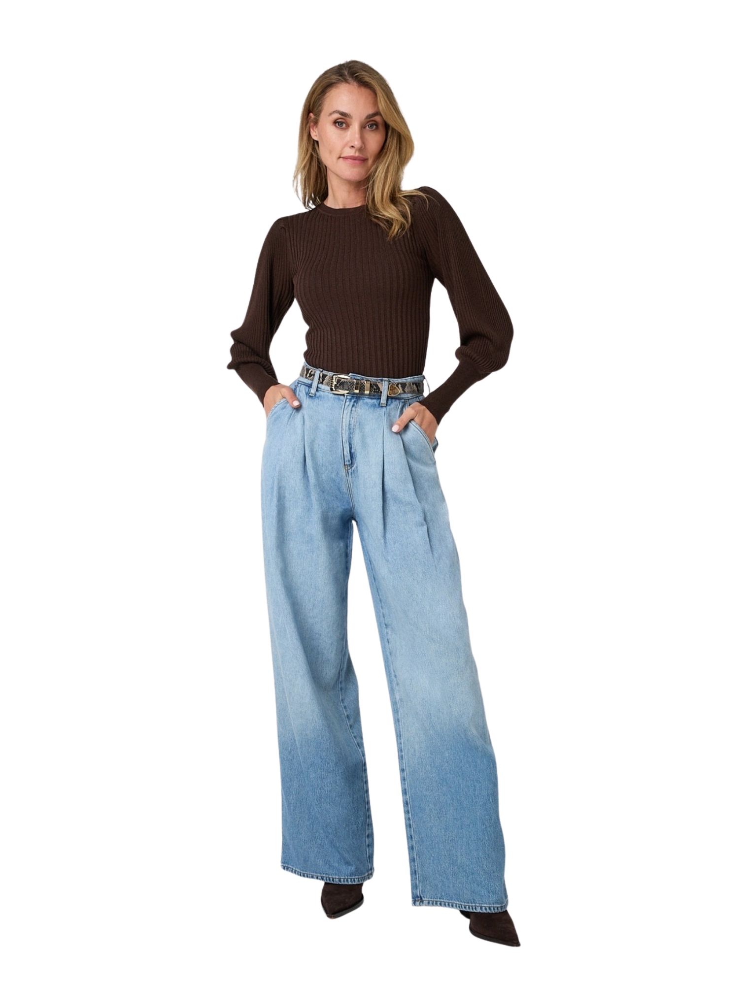 Ibana - Totie Coffeebean - Dames - Truien en Sweaters - 48297_22_5