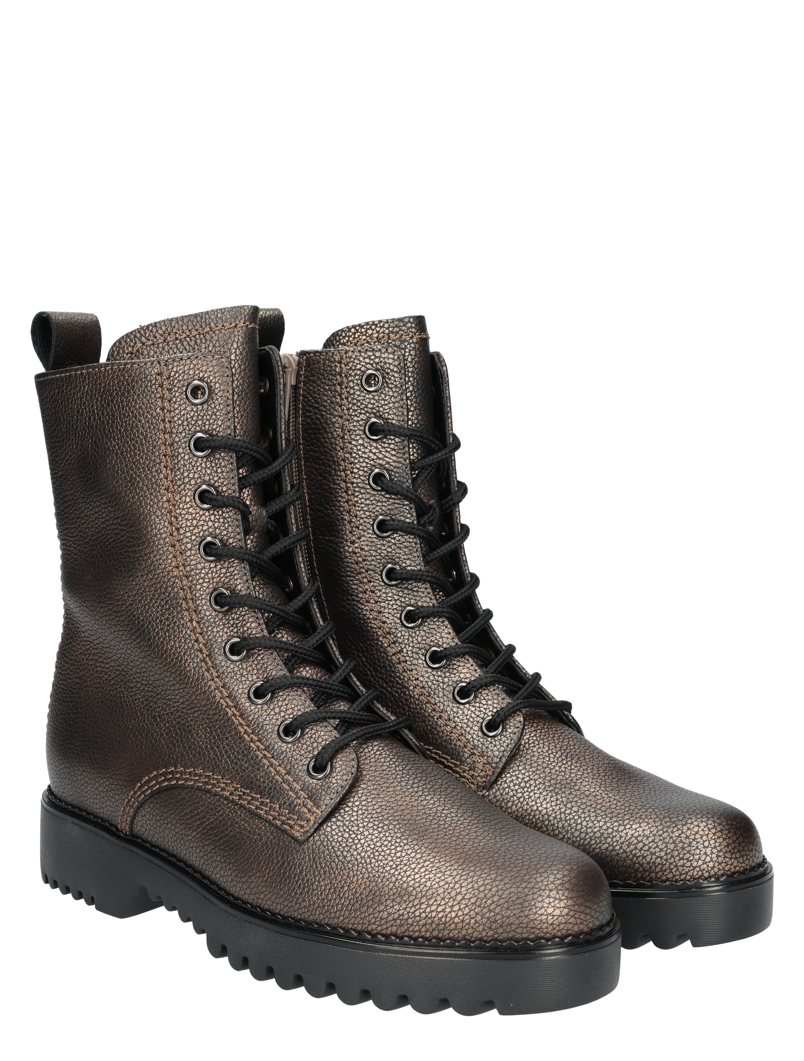 Gabor - 72.755.63 Bronze G-Wijdte - Dames - Boots - Veter Boots - 48896_52_5