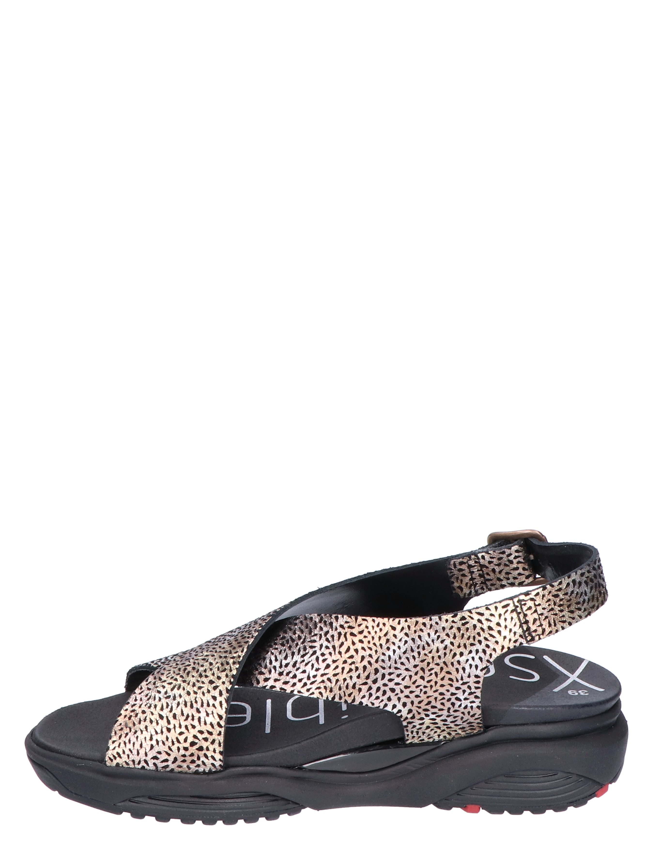 Xsensible - 30036.5 Corfu 062 Black Fantasy G-Wijdte - Dames - Sandalen - 43887_11_2