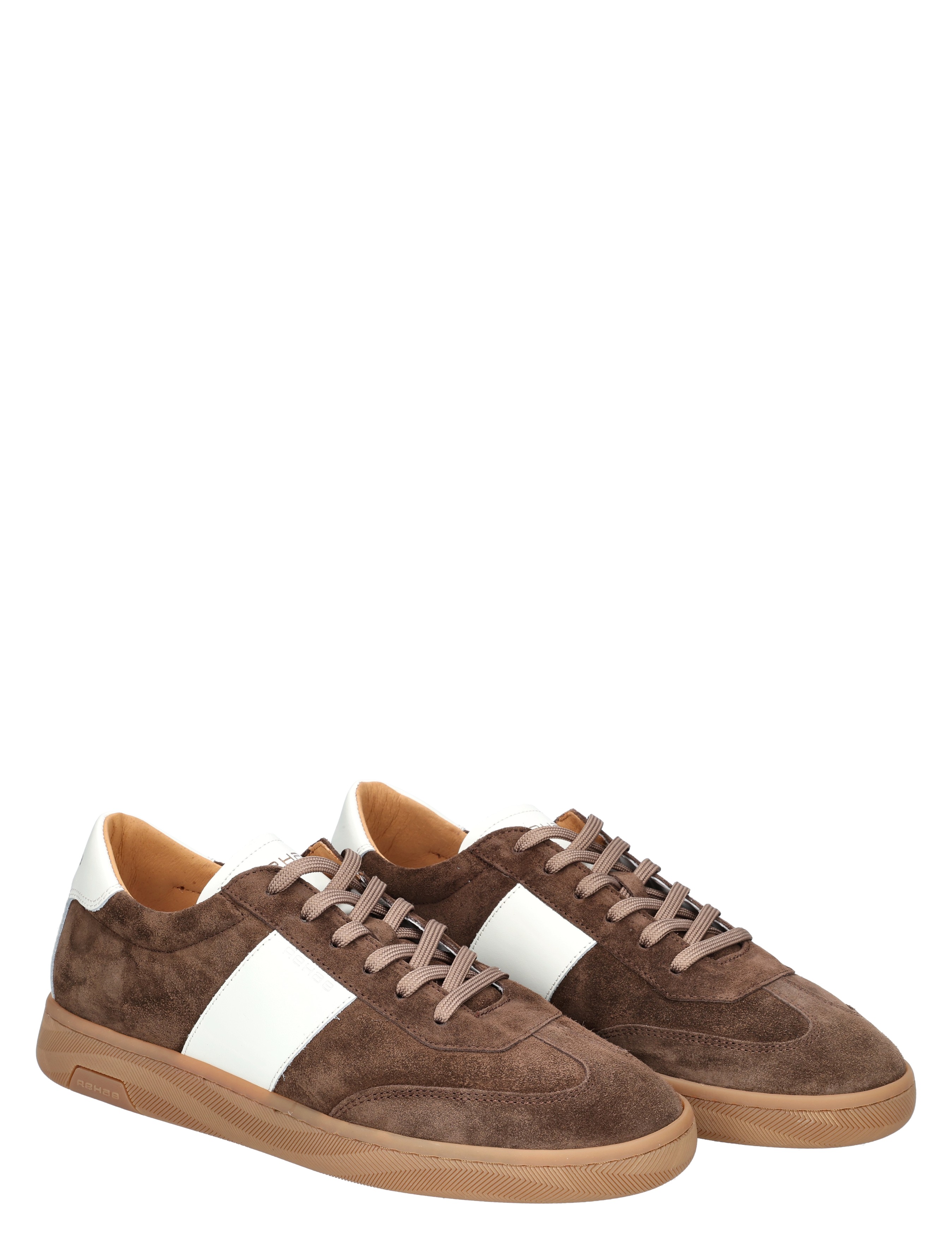 Rehab Footwear - Zack Suede Leathe 2512633103 4800 Dk Brown - Heren - Veterschoenen - Casual Veterschoenen - 50805_22_5