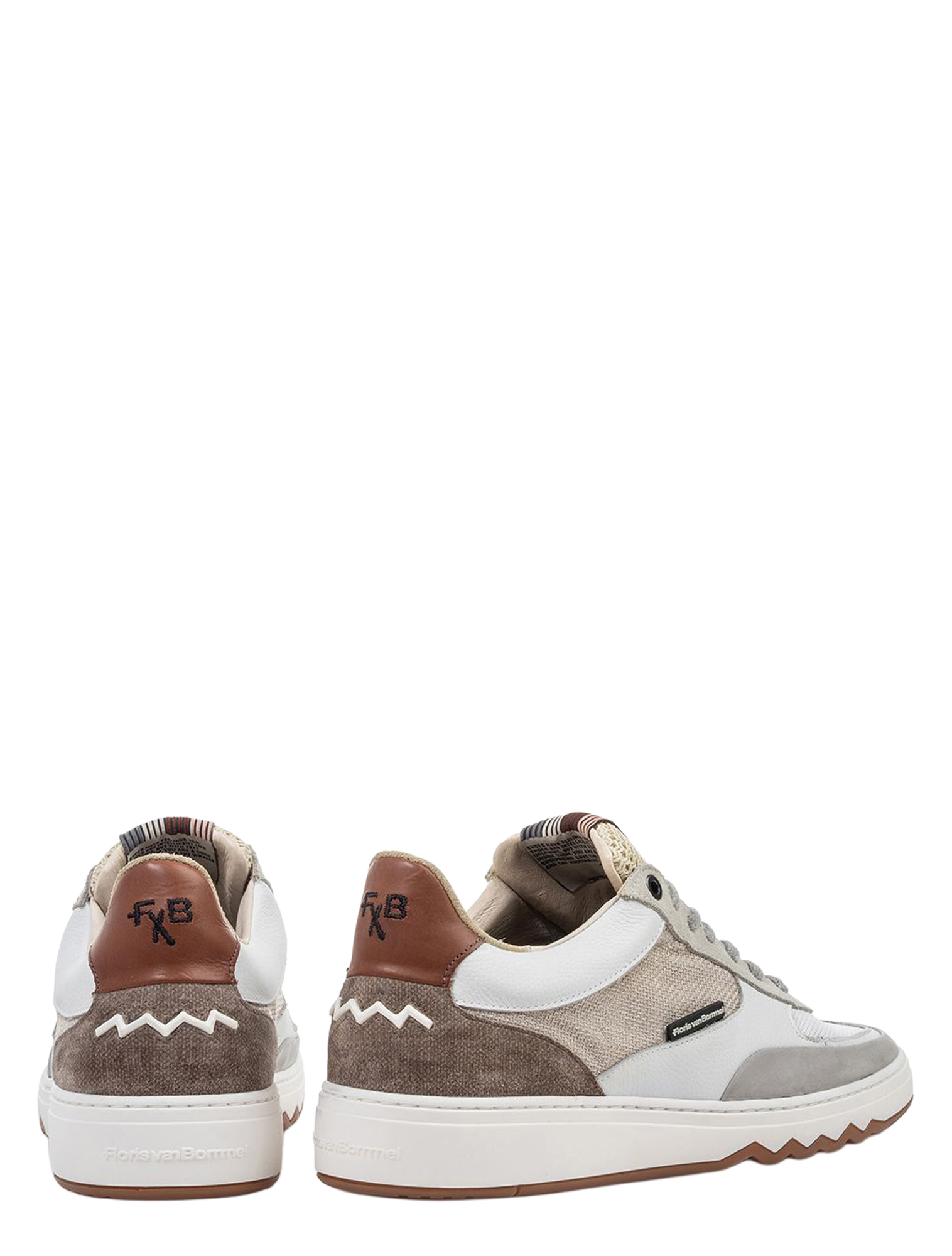 Floris van Bommel - De Kupster 10143 60-01 White G+Wijdte - Heren - Lage Sneakers - Sneakers - 51412_88_4