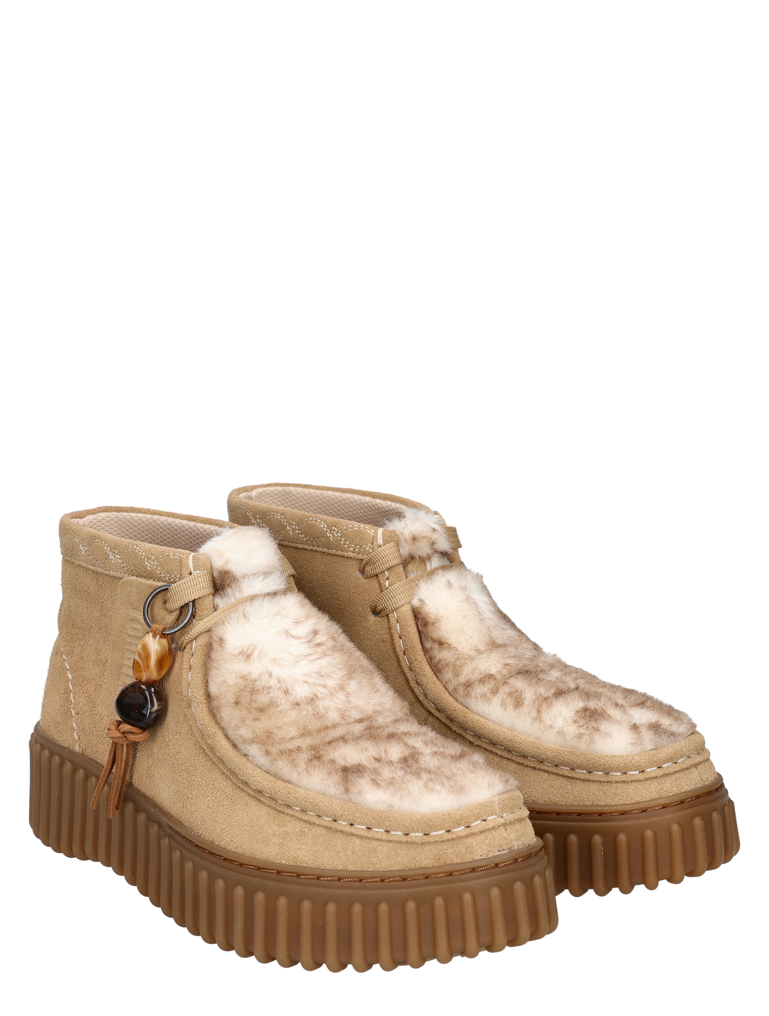 laarsjes, suede, faux-fur, pluche, platformschoenen