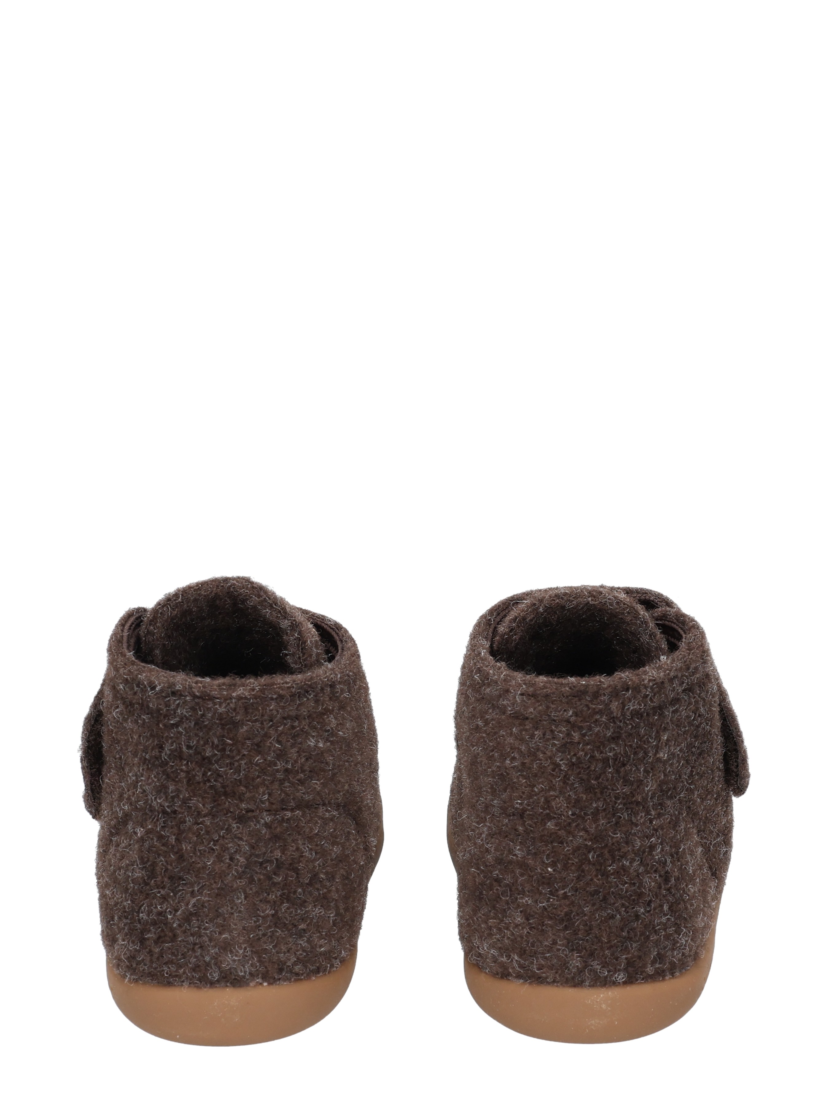 slippers, kids, brown, fuzzy, suede