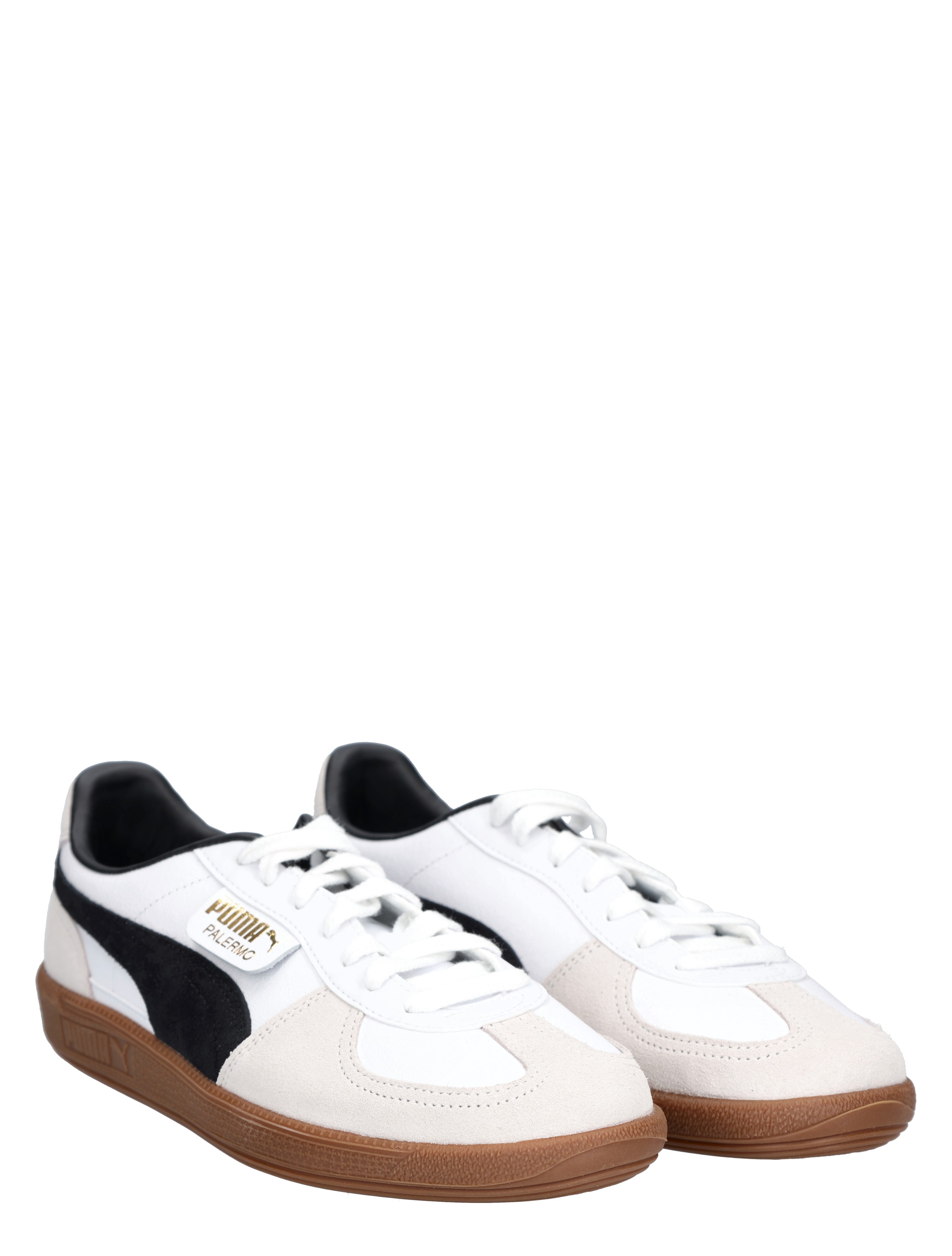 Puma - Palermo 396464 01 White Leather - Heren - Lage Sneakers - Sneakers - 48073_88_5