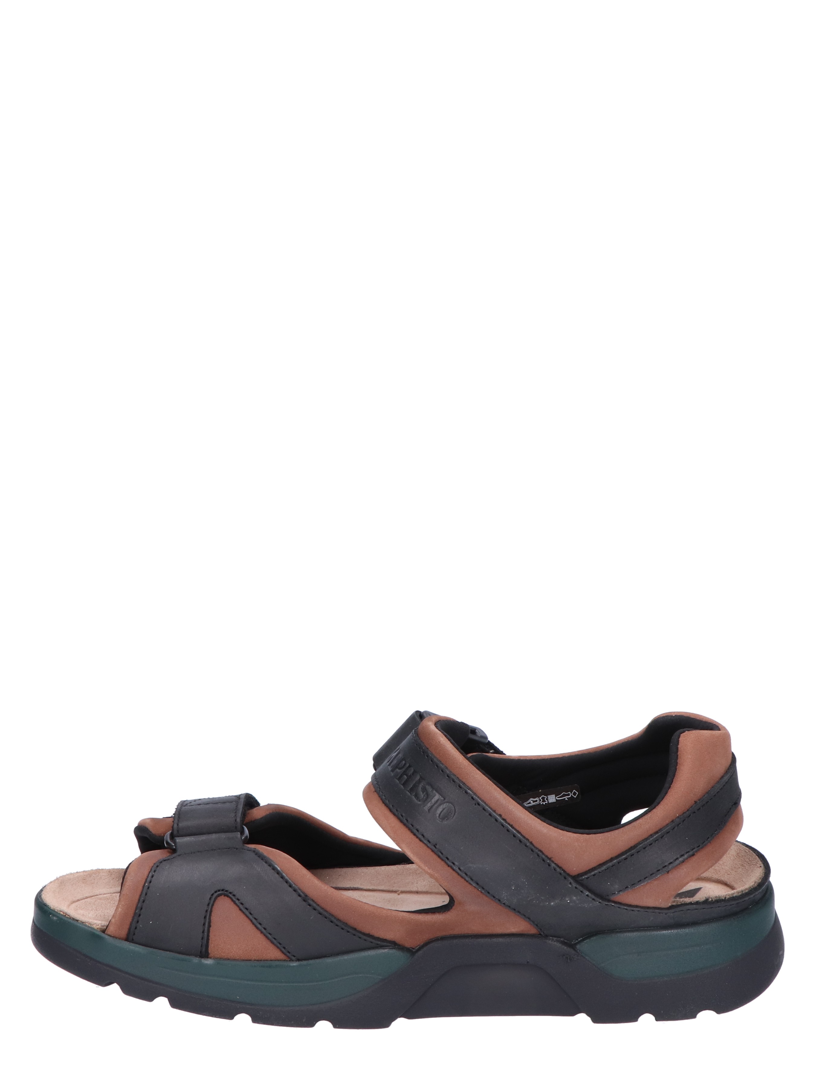 Mephisto - Shark Fit Dark Brown G-Wijdte - Heren - Sandalen - 10608_12_2