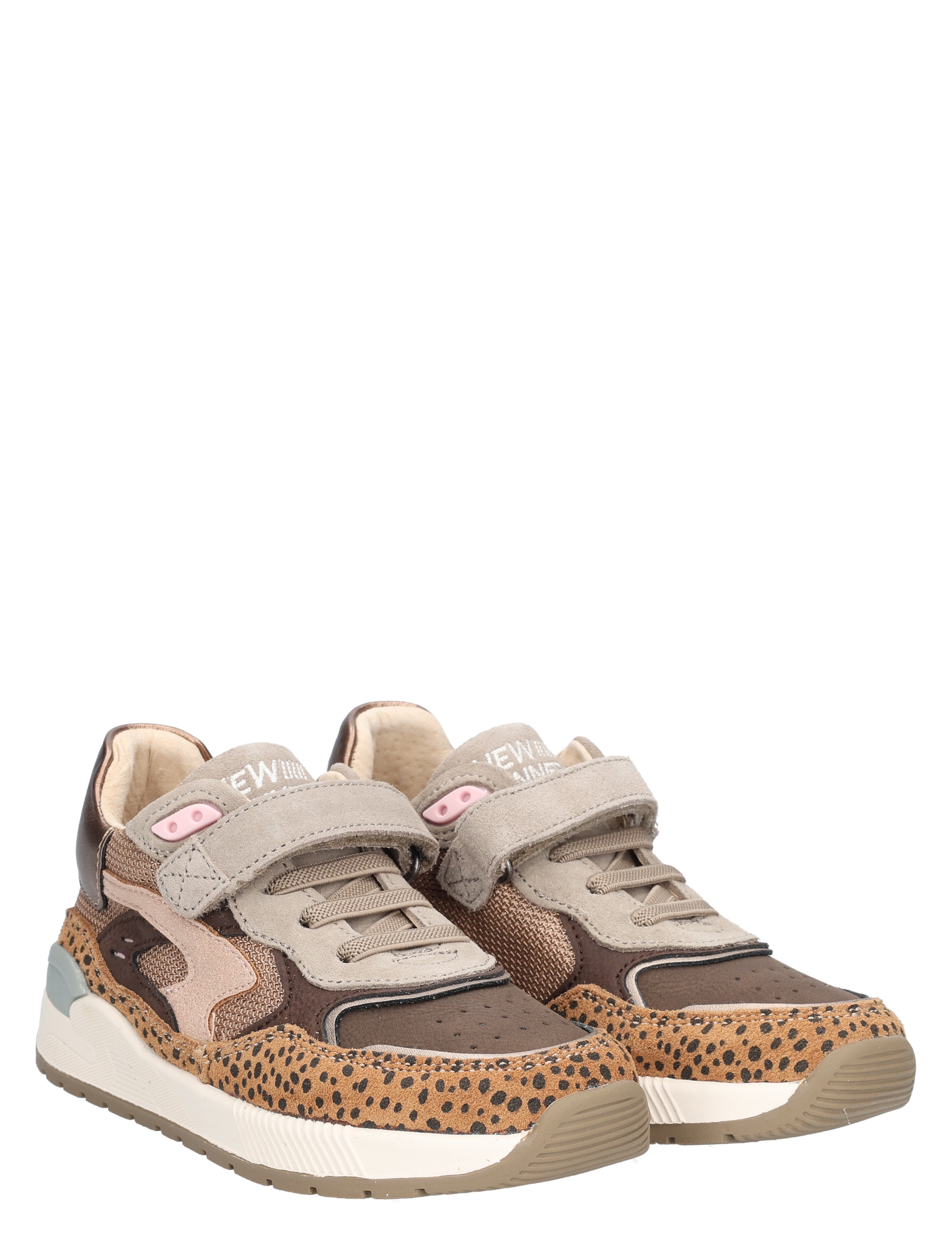 Shoesme - ST24W008 Brown - Meisjes - Lage Sneakers - Sneakers - 48522_22_5