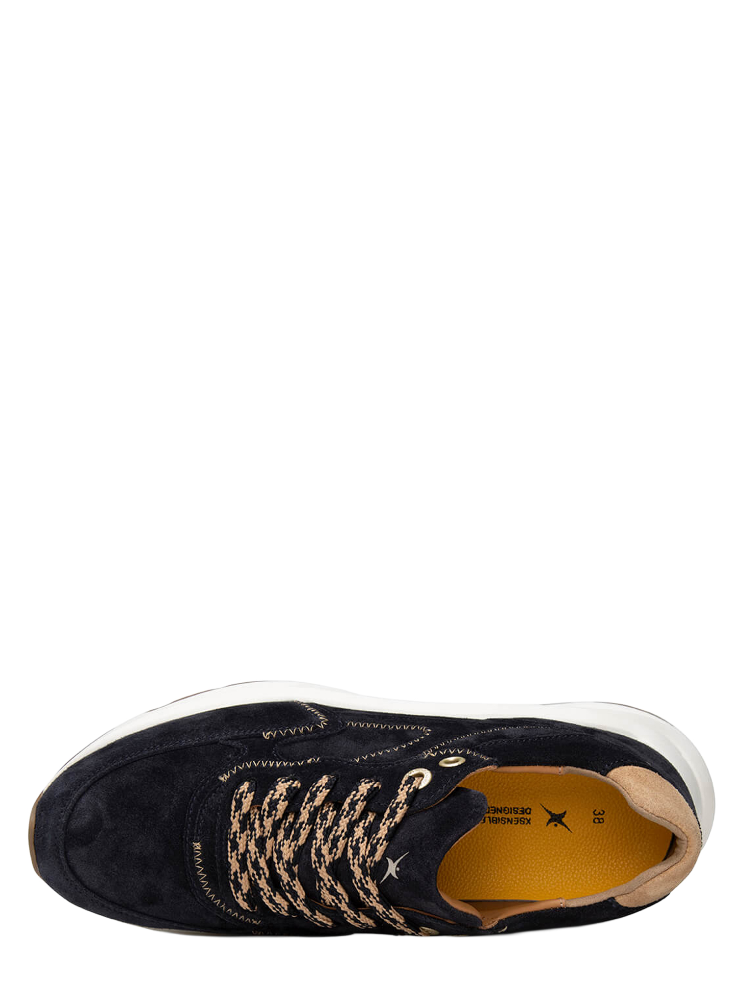 Xsensible - 33002.4  Navy G-Wijdte - Dames - Veterschoenen - Casual Veterschoenen - 51654_33_4