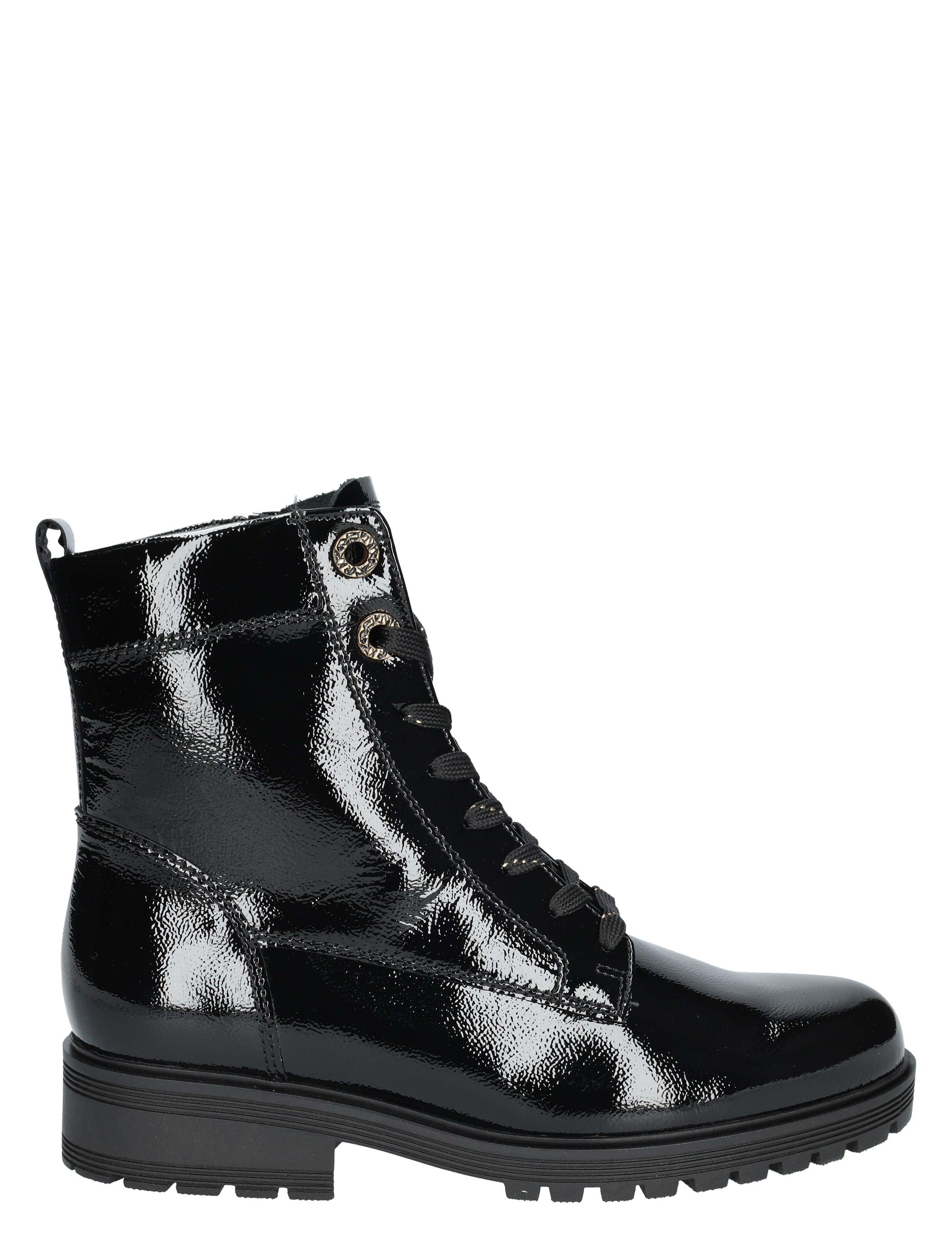 Gabor - 72.765.97 Black H-Wijdte - Dames - Boots - Veter Boots - 48229_10_1