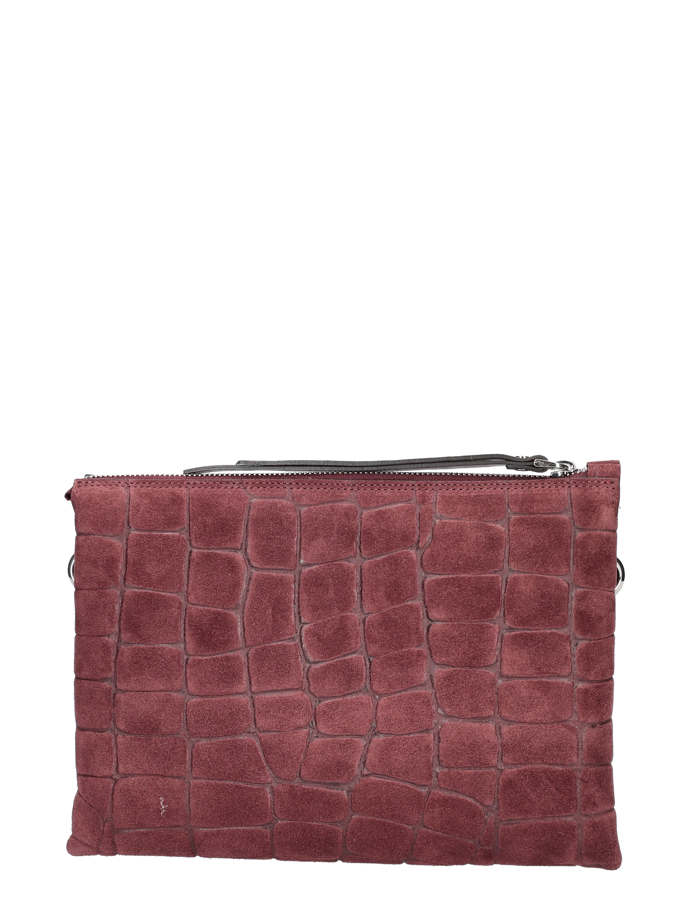 clutch, portemonnee, croco patroon, rood, zakje met ritssluiting