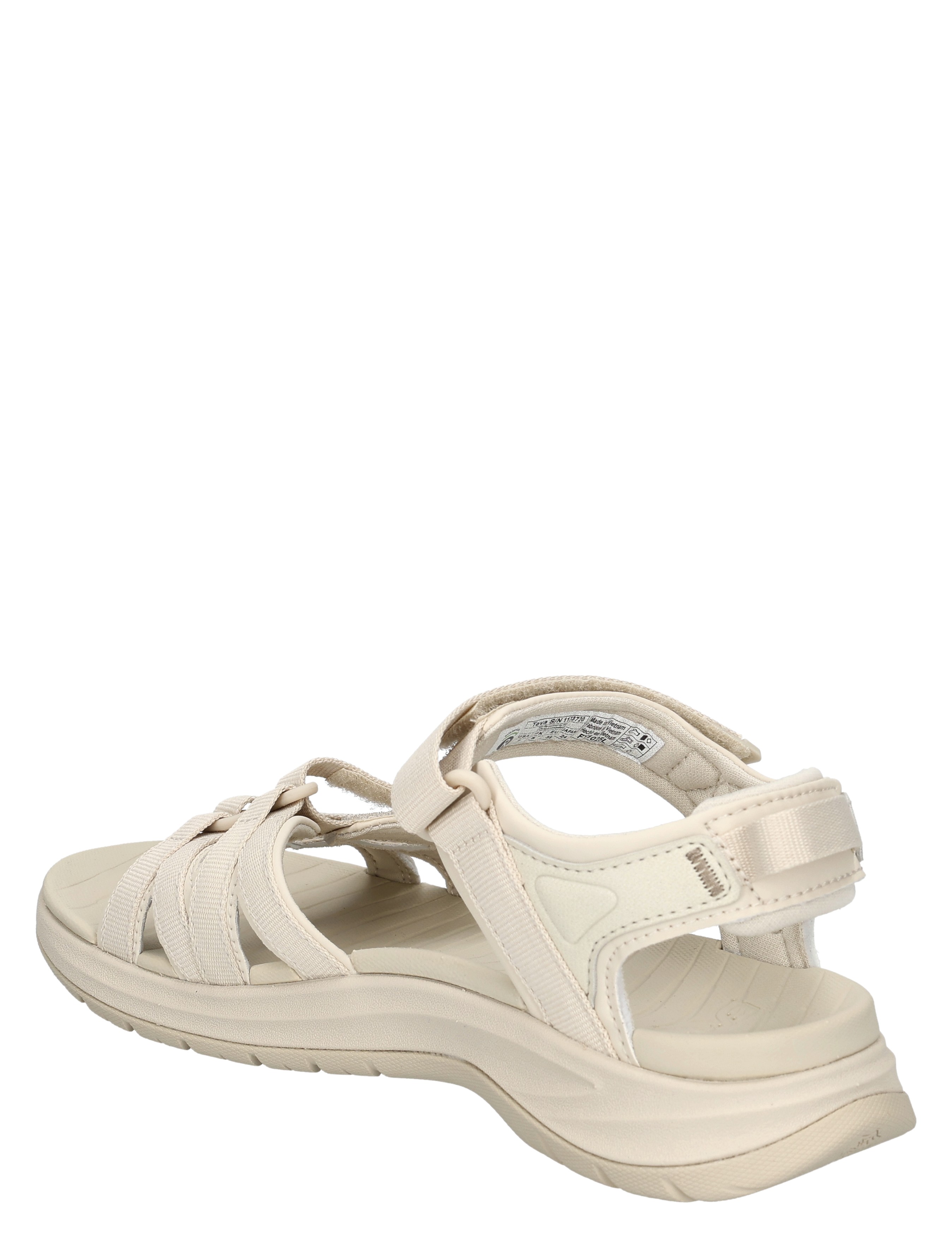 sandalen, sportieve sandaal, open sandaal, witte sandaal, sandalen met klittenband