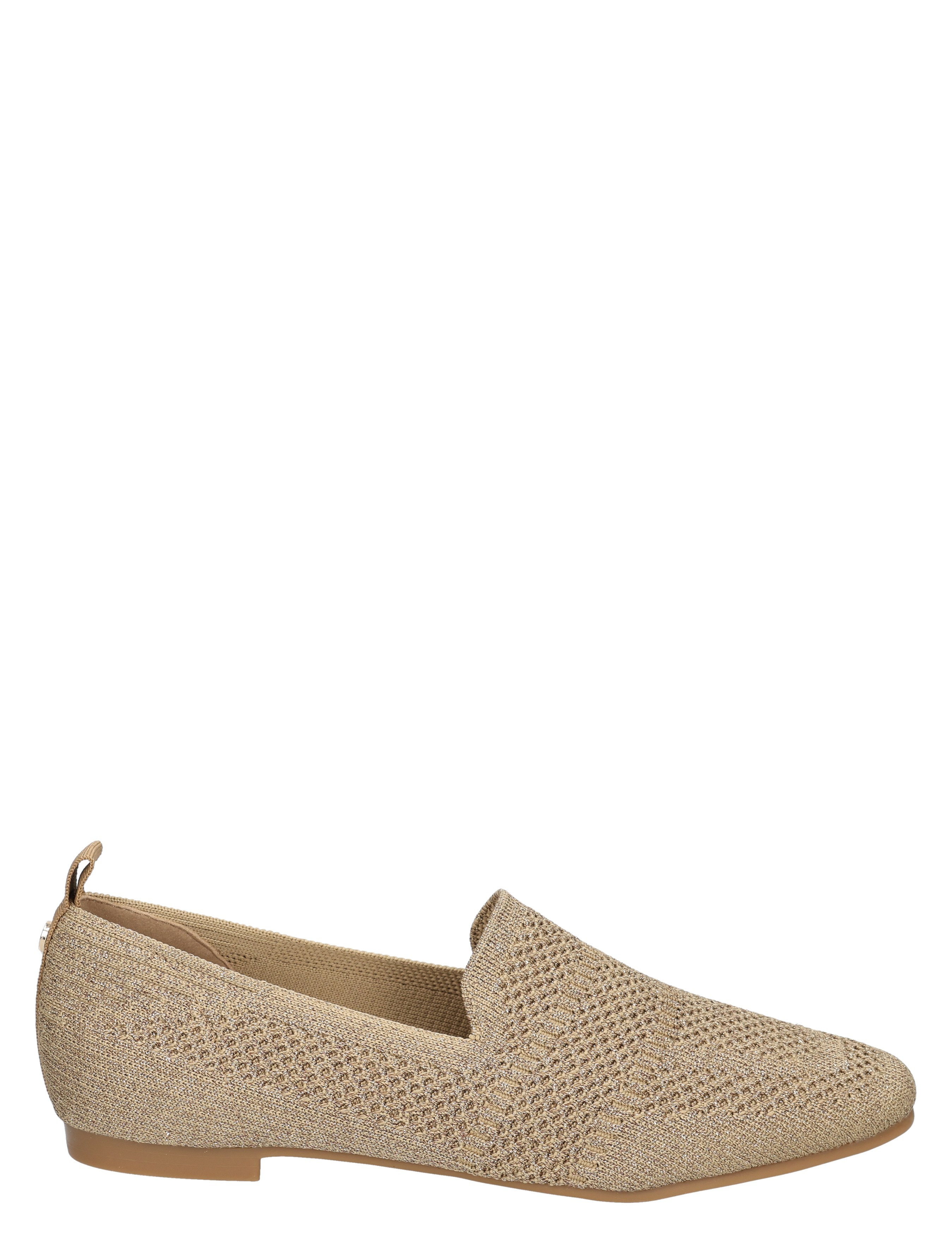 Lisa & Jo - Zilin Gold Silver Knitted - Dames - Loafers - 50872_53_1