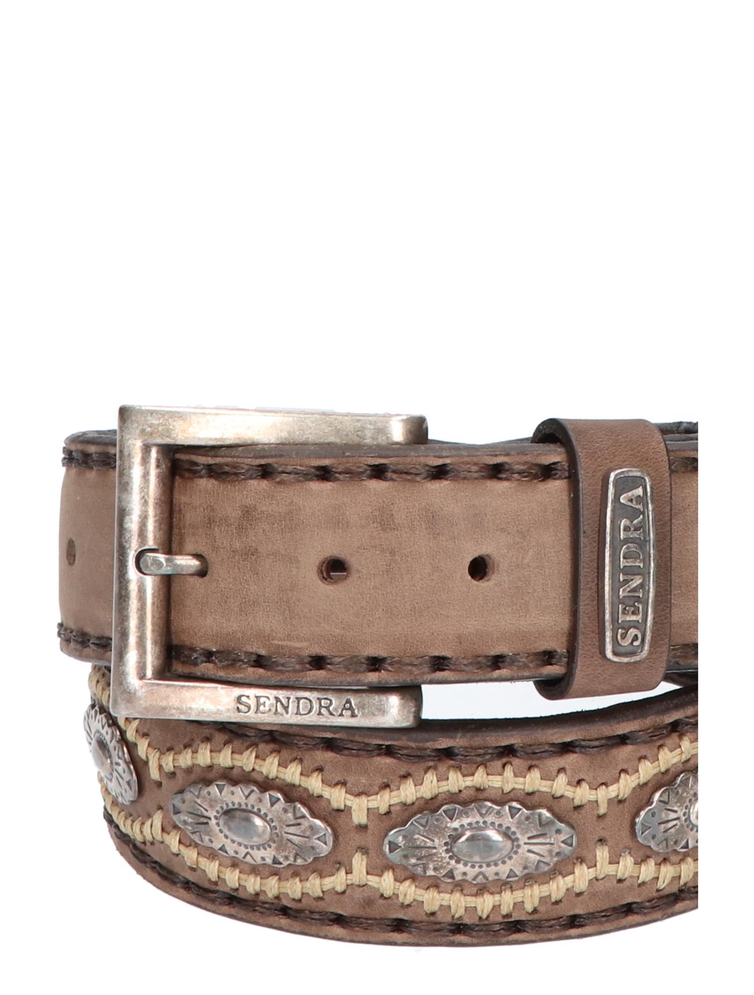 Sendra - 7606 Riem Flota Dark Taupe - Dames - Heren - Riemen - Riemen - 10997_77_5