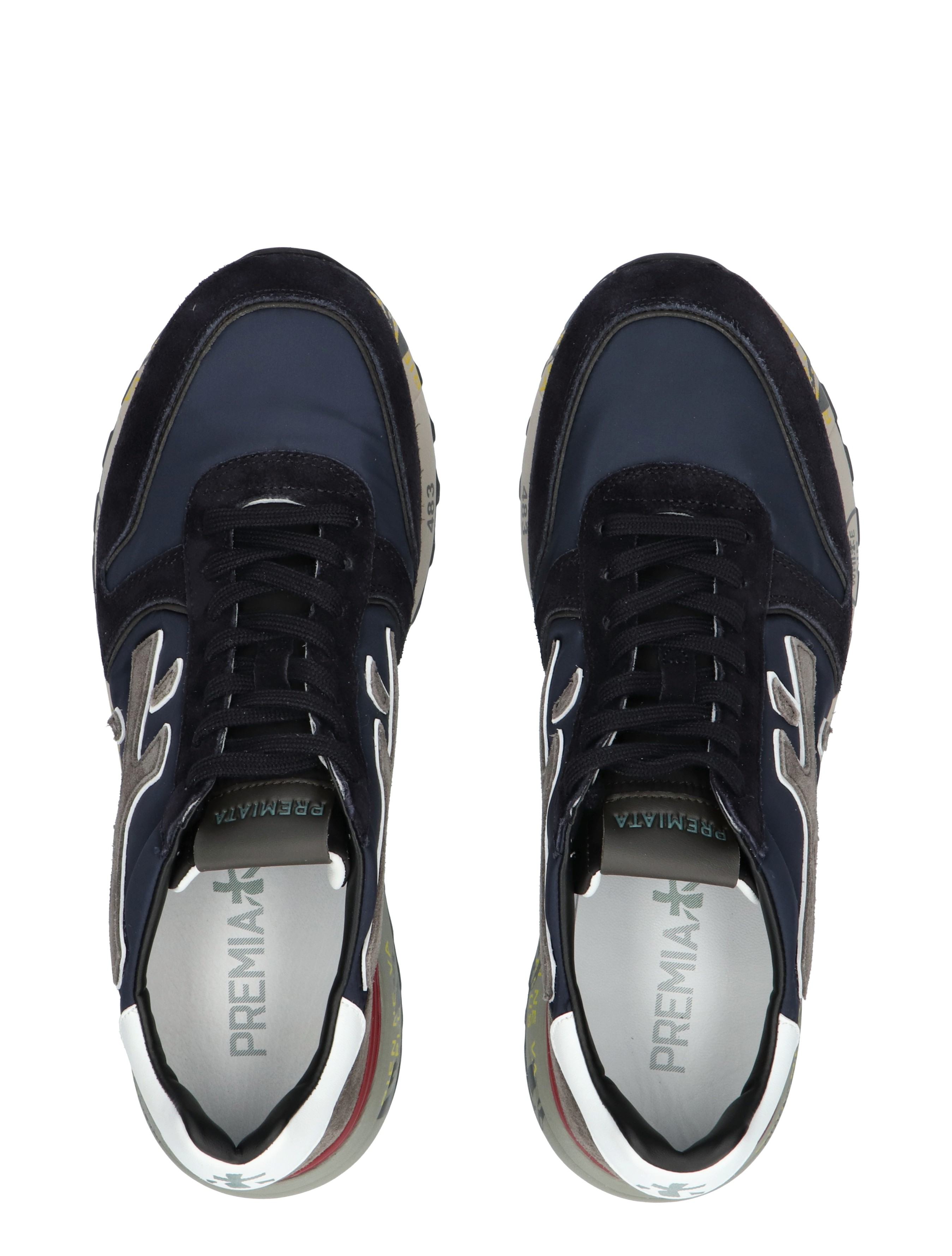 Premiata - Mick Men 6421 Blue White - Heren - Lage Sneakers - Sneakers - 45568_38_7