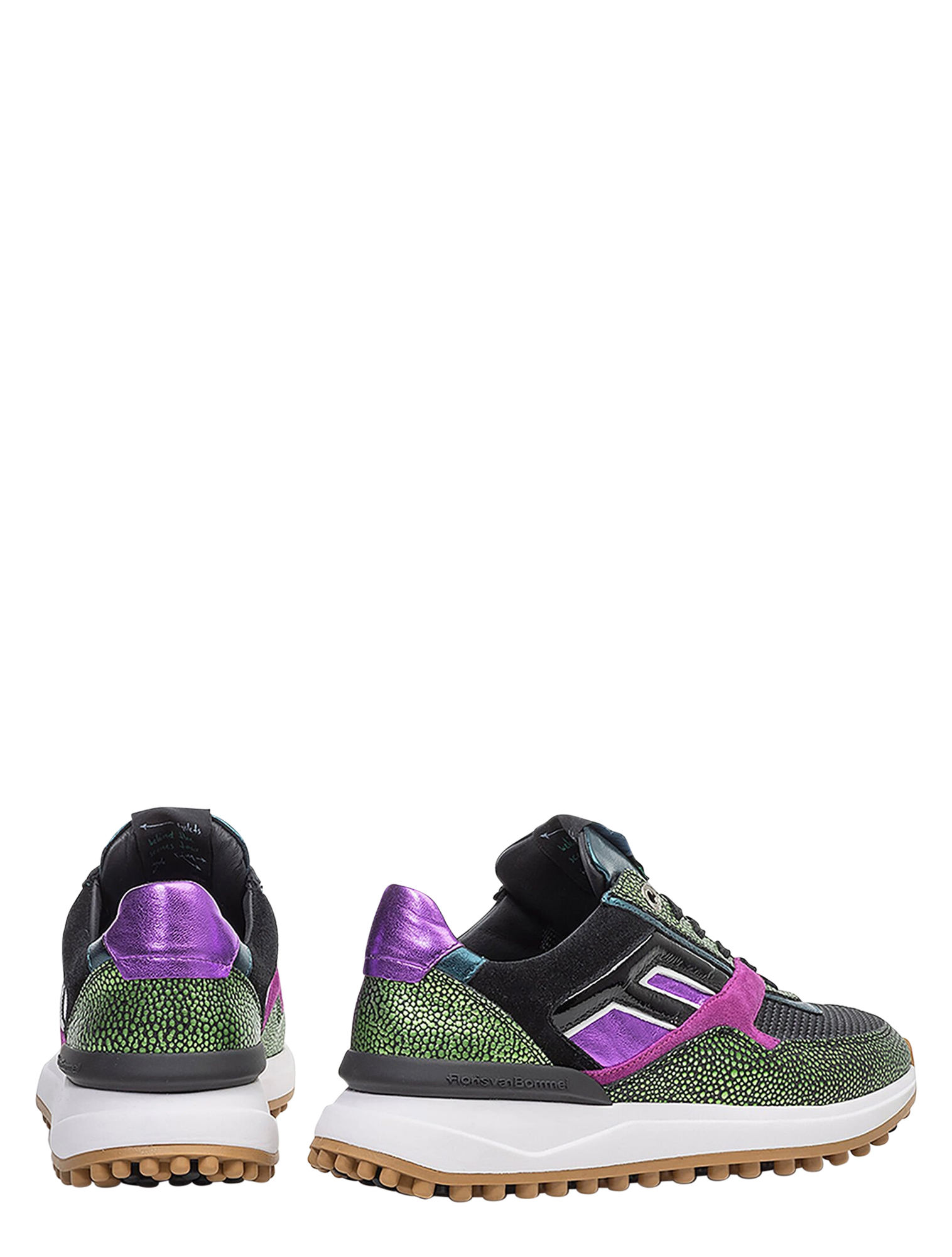 Floris van Bommel - Noppi SFW-10128 36.11 Green G-Wijdte - Dames - Sneakers - Lage Sneakers - 50095_66_4