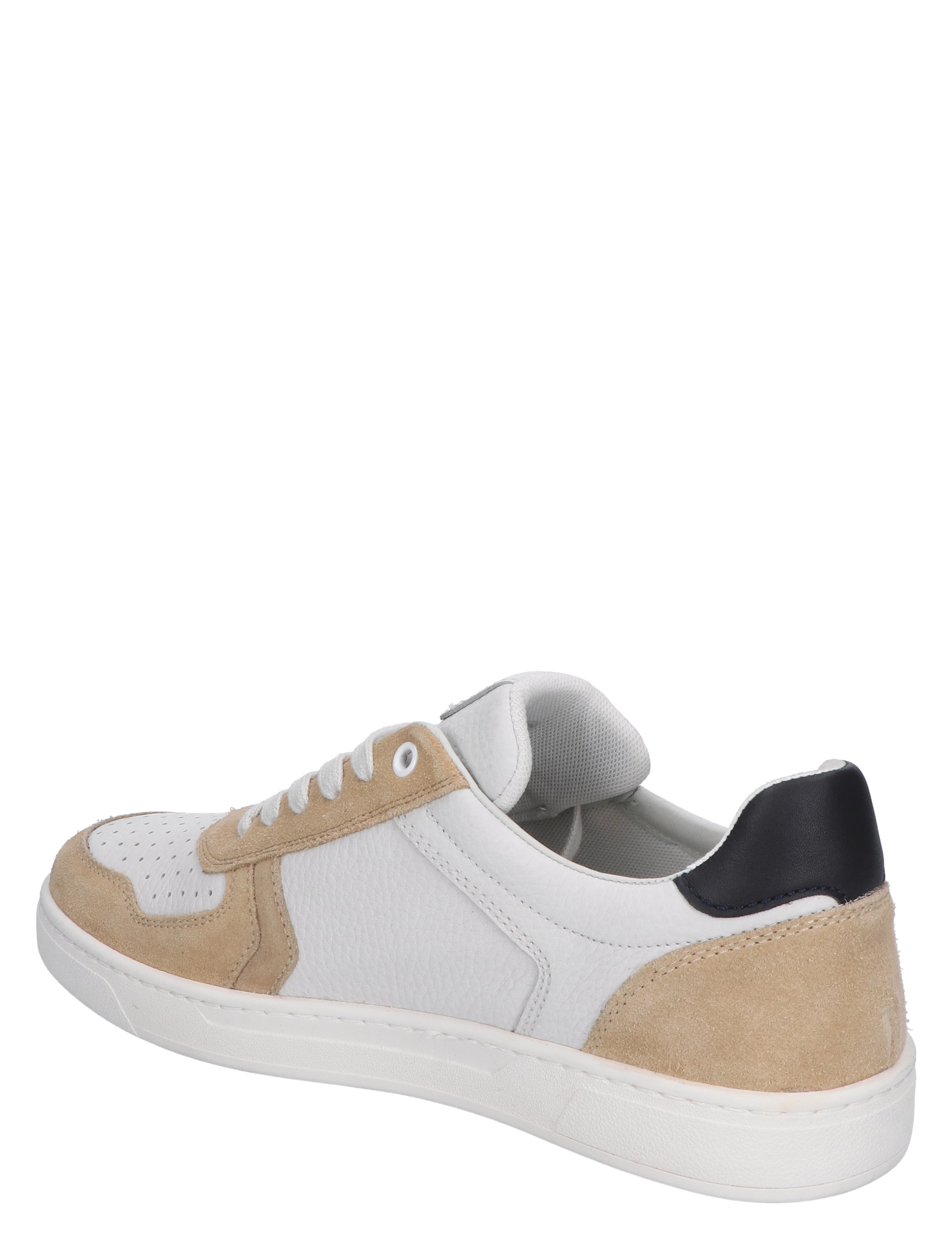 Sioux - Tertulio 12212 Beige White H-Wijdte - Heren - Veterschoenen - Casual Veterschoenen - 47451_78_4