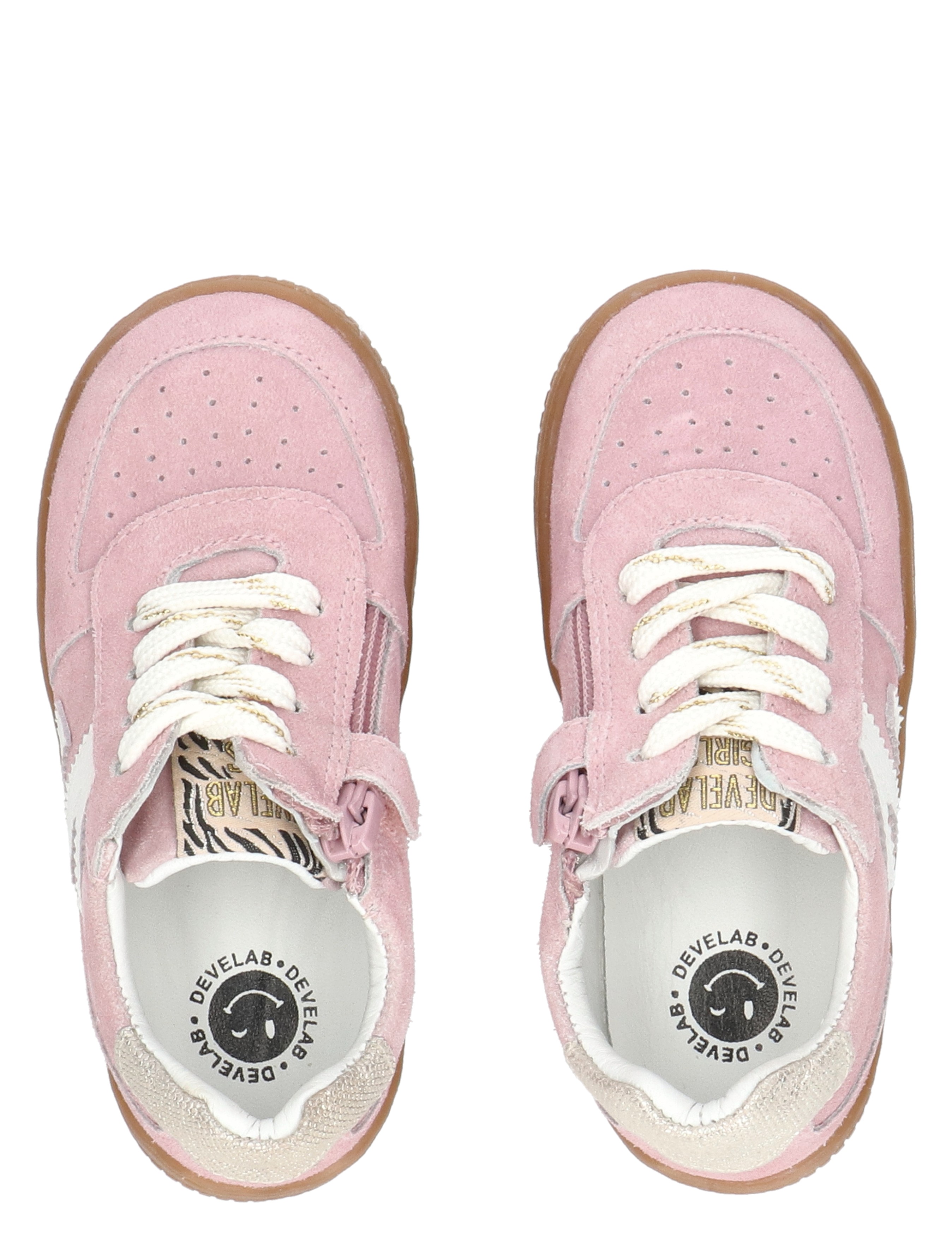 Develab - 44430 Old Pink - Meisjes - Veterschoenen - 50539_48_7