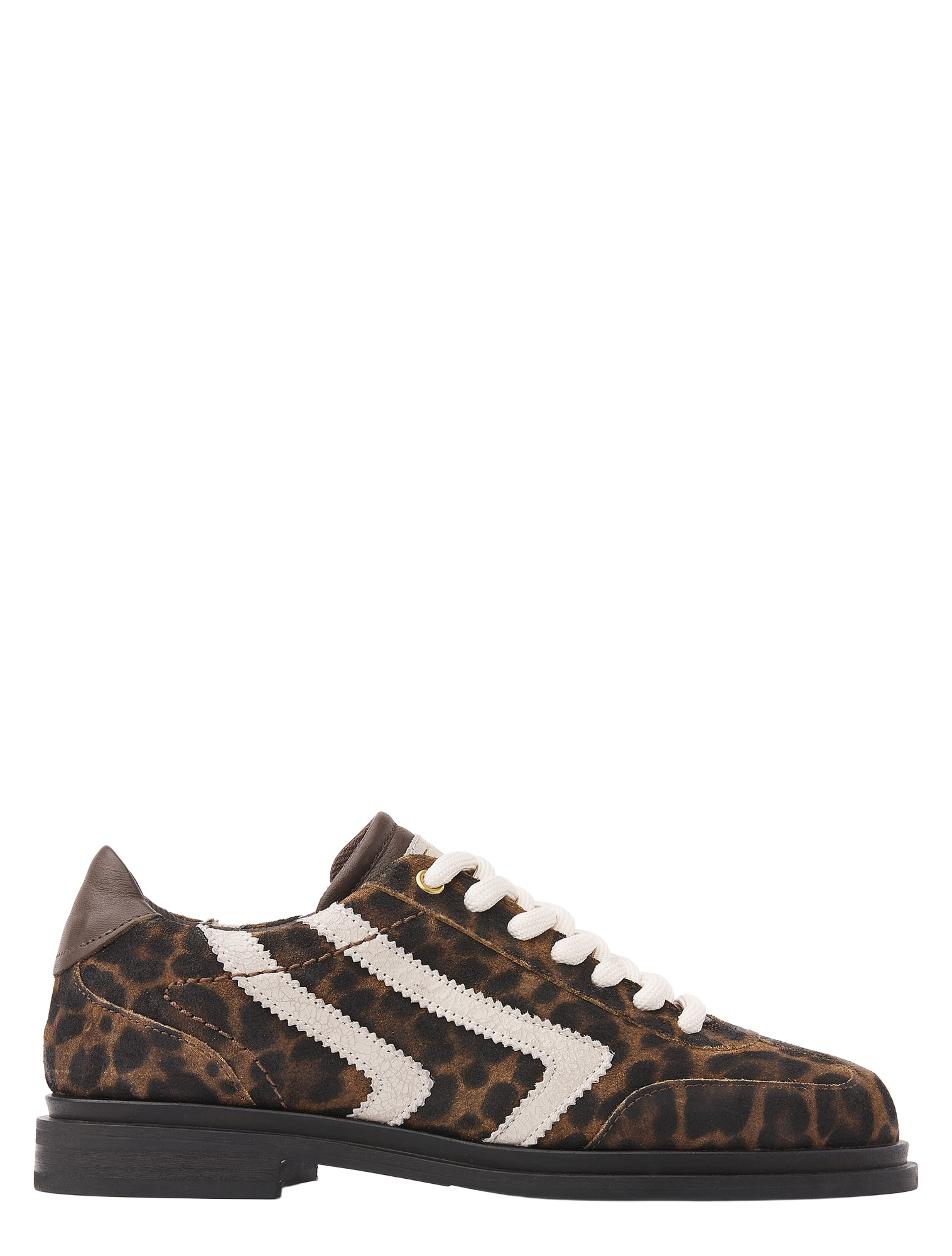 VIA VAI - 62451 Fae Lois Leopard - Dames - Veterschoenen - Casual Veterschoenen - 52880_21_1