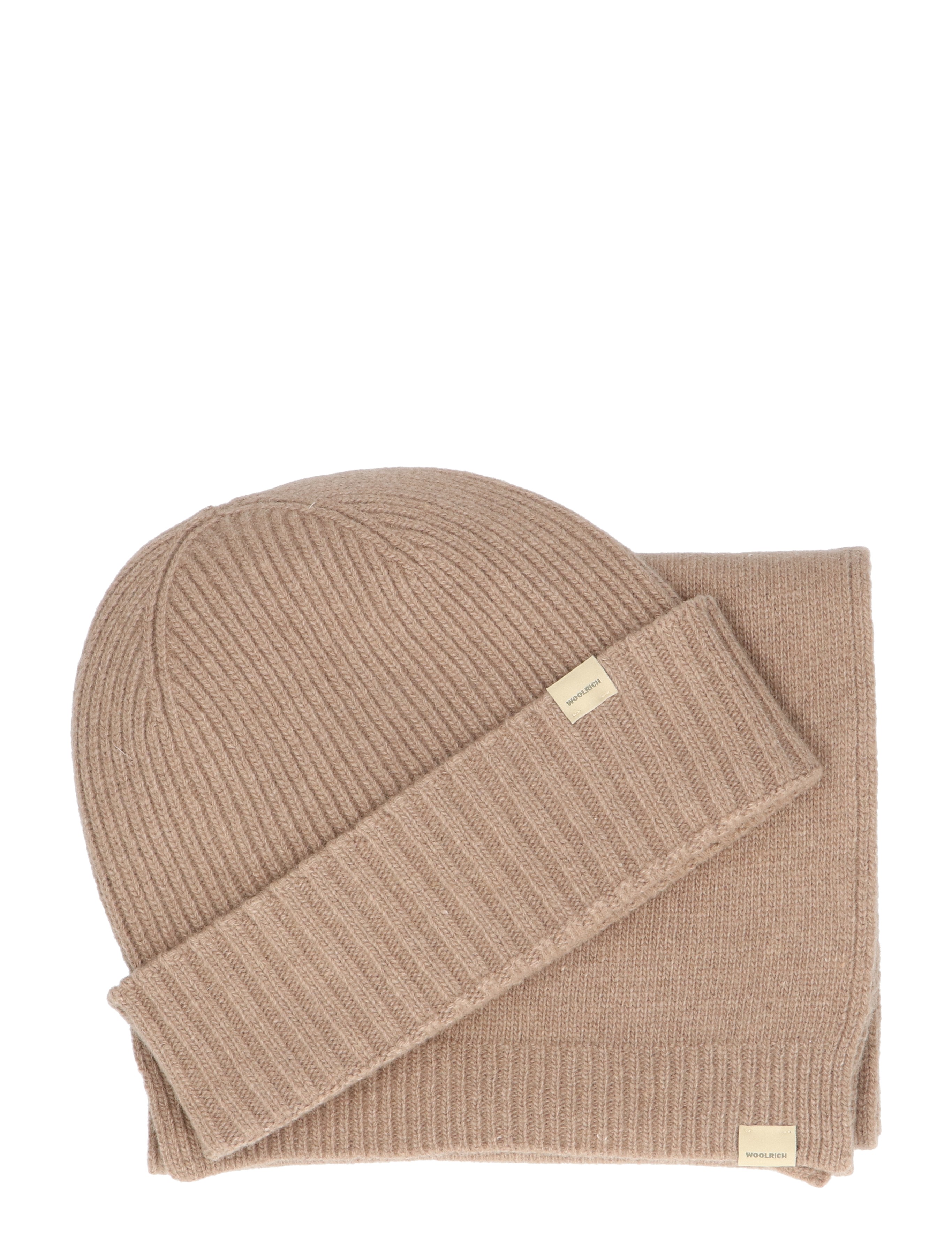 Woolrich - Gift Box Beanie & Sjaal 7425 Falcon Beige - Heren - Mutsen - 48316_77_1