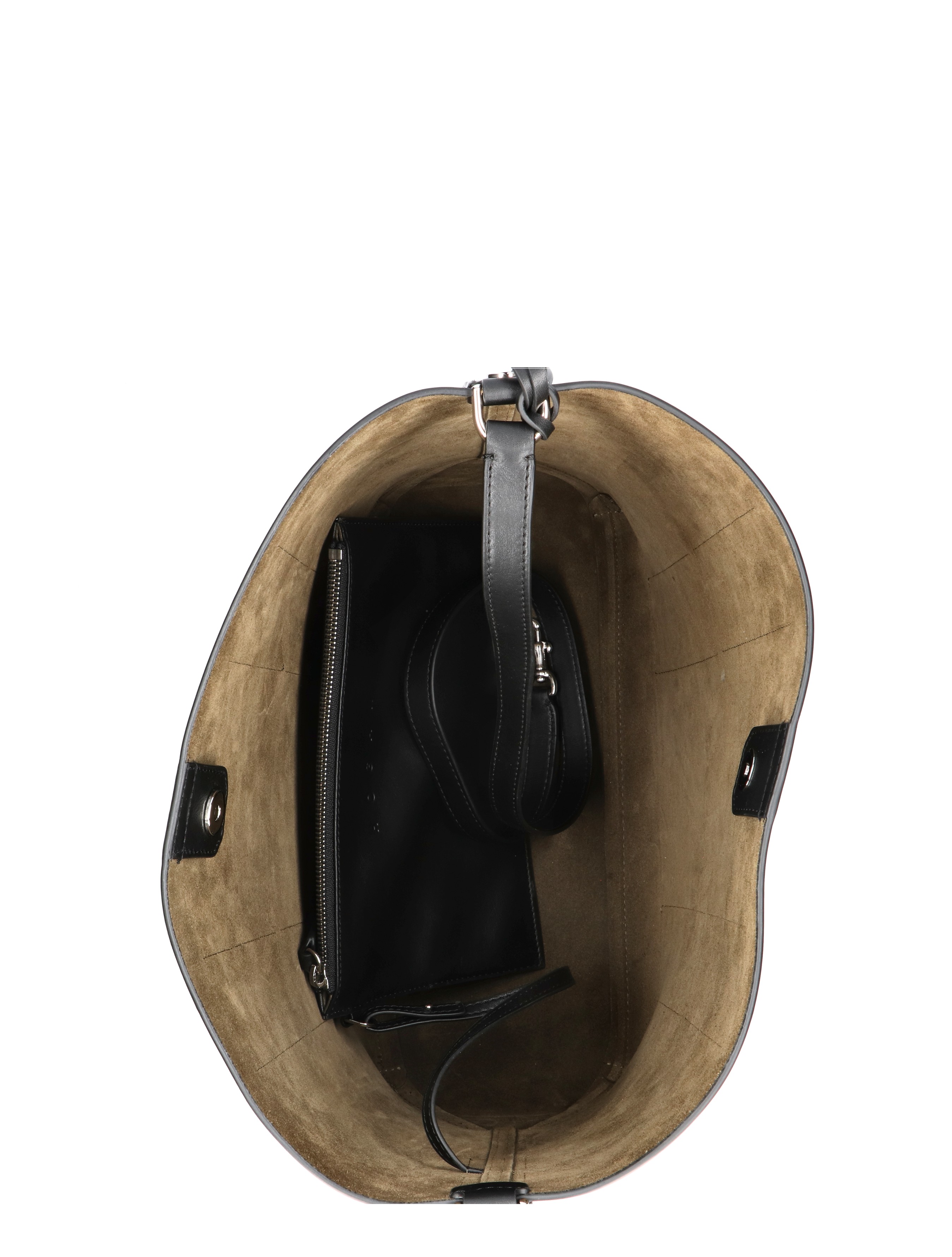 Hogan - Hobo Bag Media Black - Dames - Schoudertassen - 48115_11_6