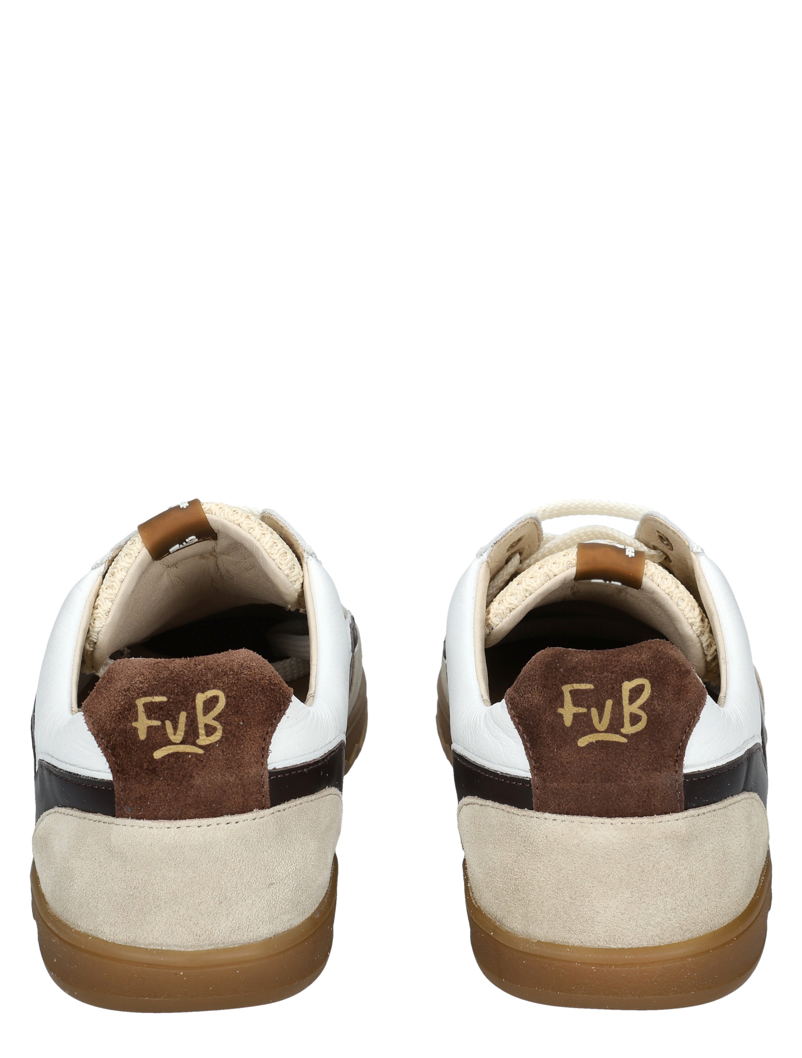 Floris van Bommel - De Zaler 10224 60-09 White Brown G+ Wijdte - Heren - Lage Sneakers - Sneakers - 50668_82_7