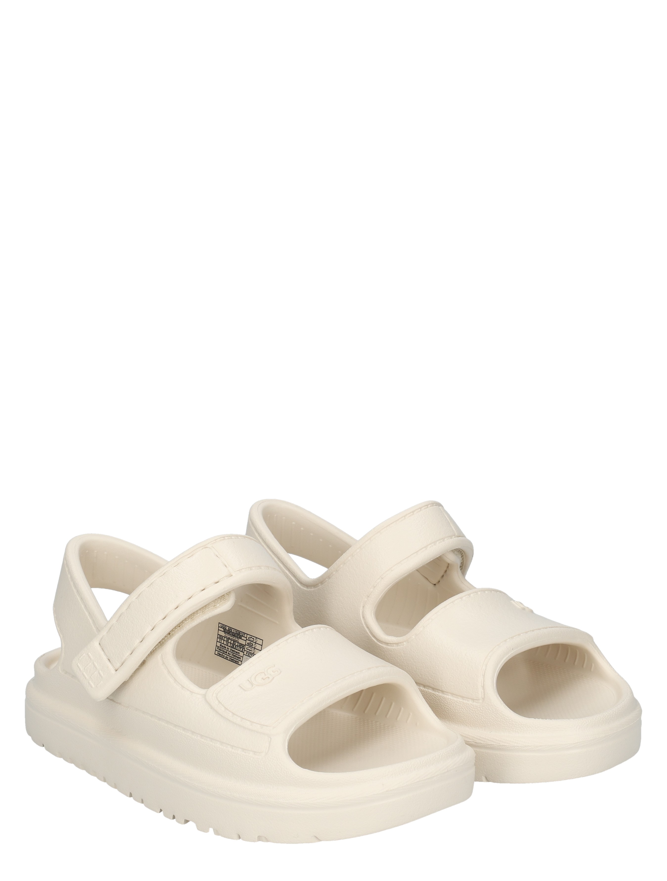 sandalen, peepale, kevyt, straps, middenkleur