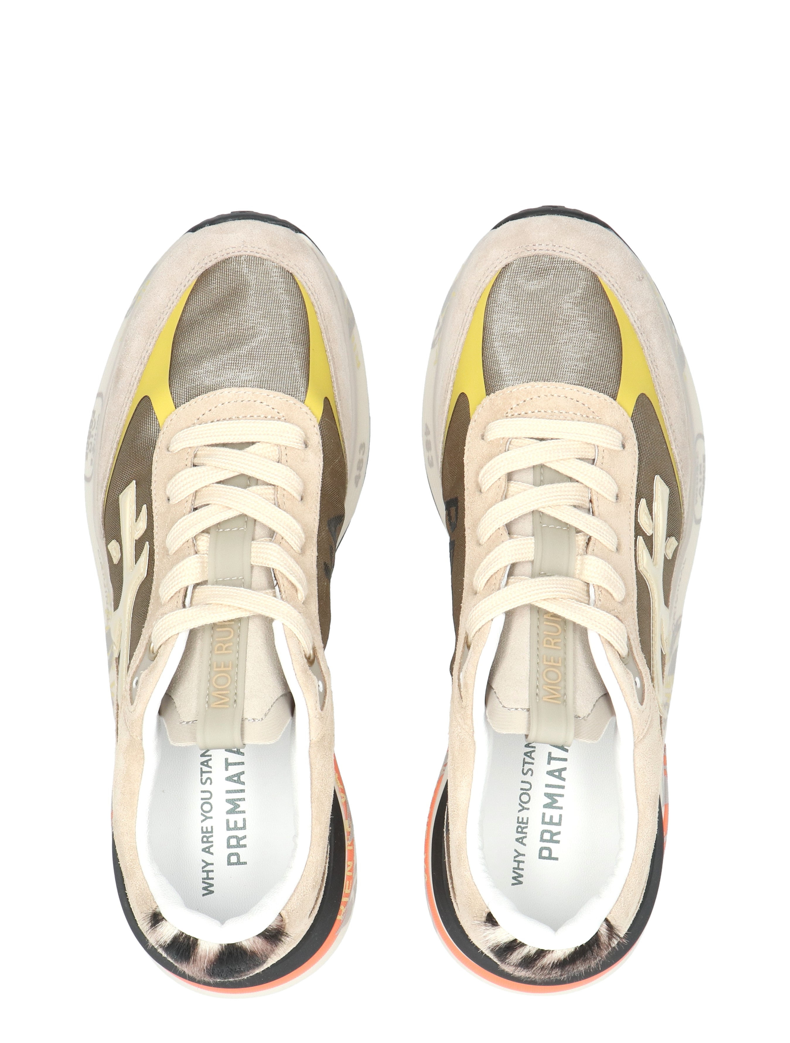 Premiata - Moerund Women 7796 Beige - Sneakers - Dames - Lage Sneakers - 48848_77_7