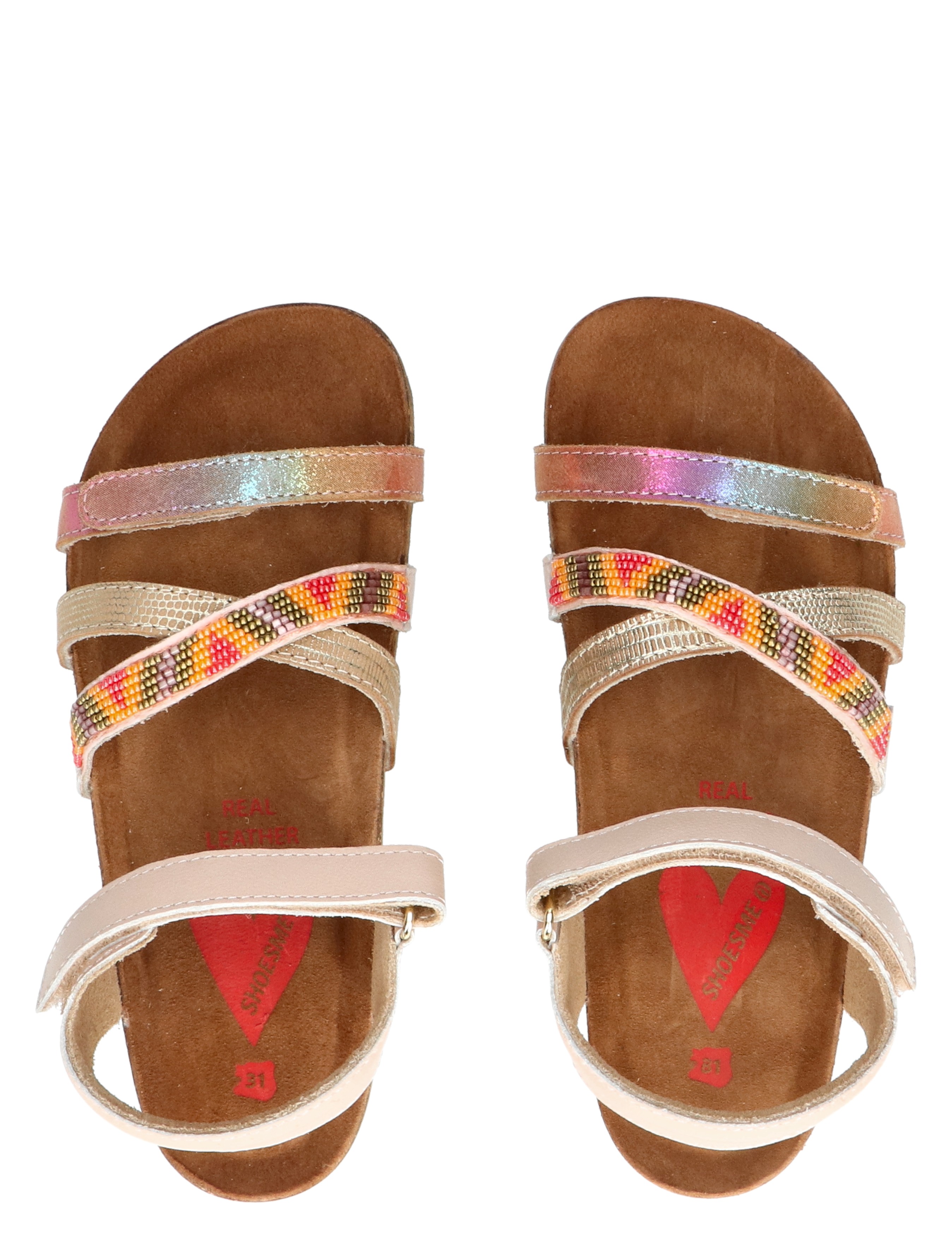 Shoesme - IC25S019 Beige Multi Color - Meisjes - Sandalen - 47430_77_7