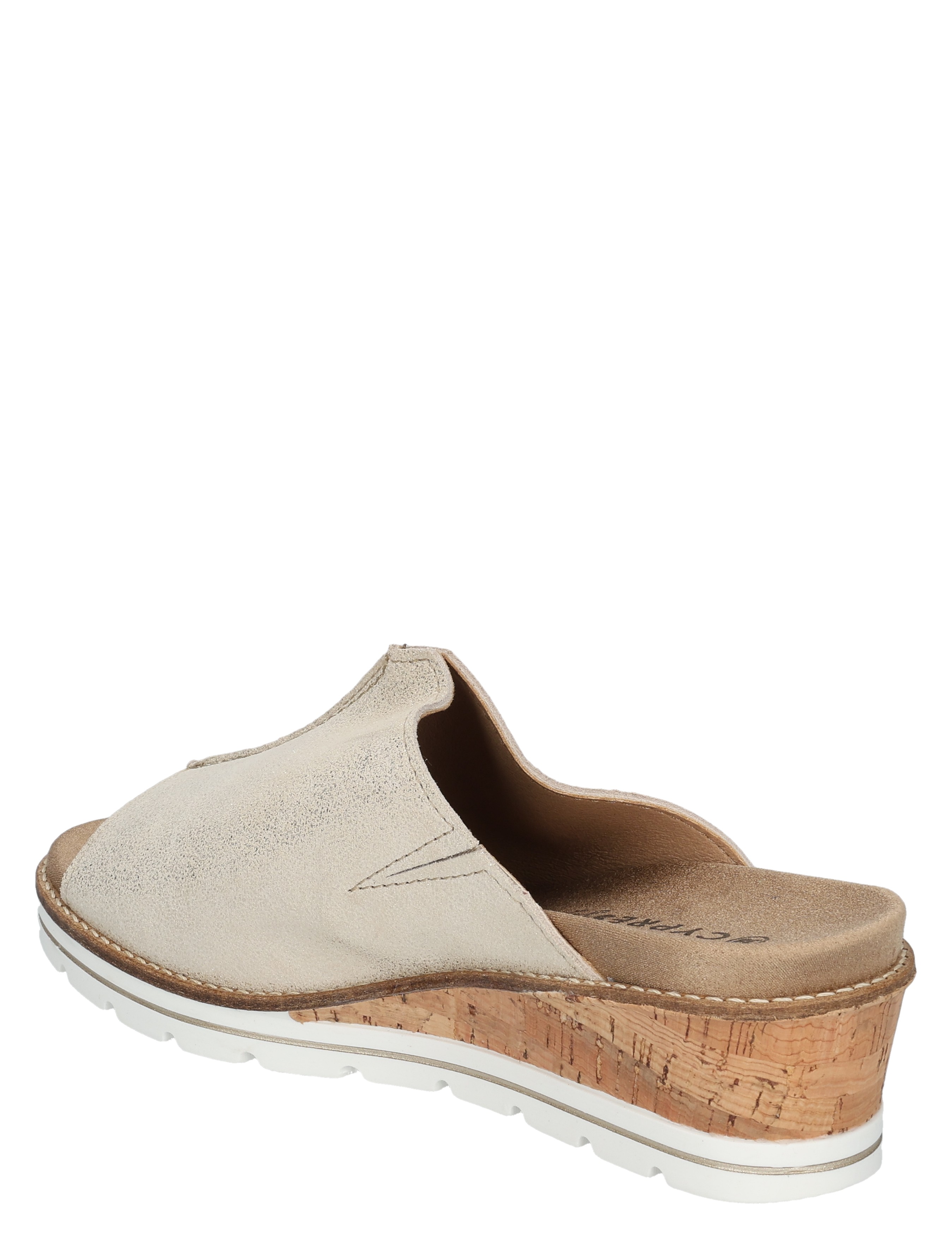 slipper, mule, sandalen, wedge, korkenzool