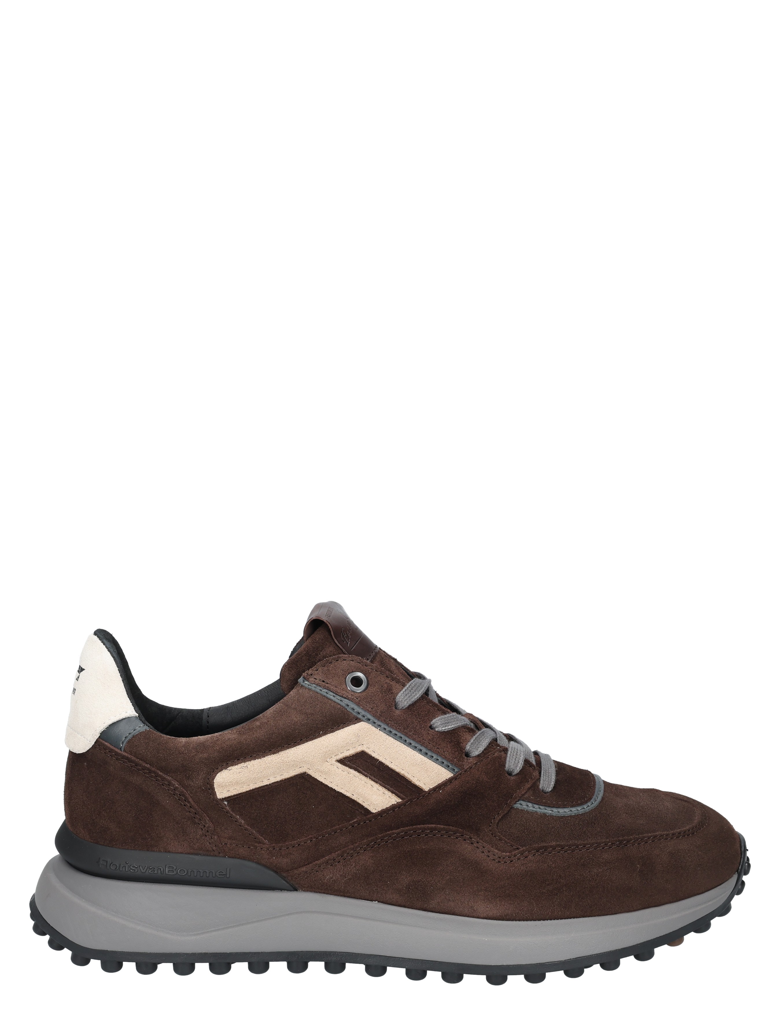 Floris van Bommel - Noppi 10139 21-02 DarkBrown - Heren - Lage Sneakers - Sneakers - 52545_22_1
