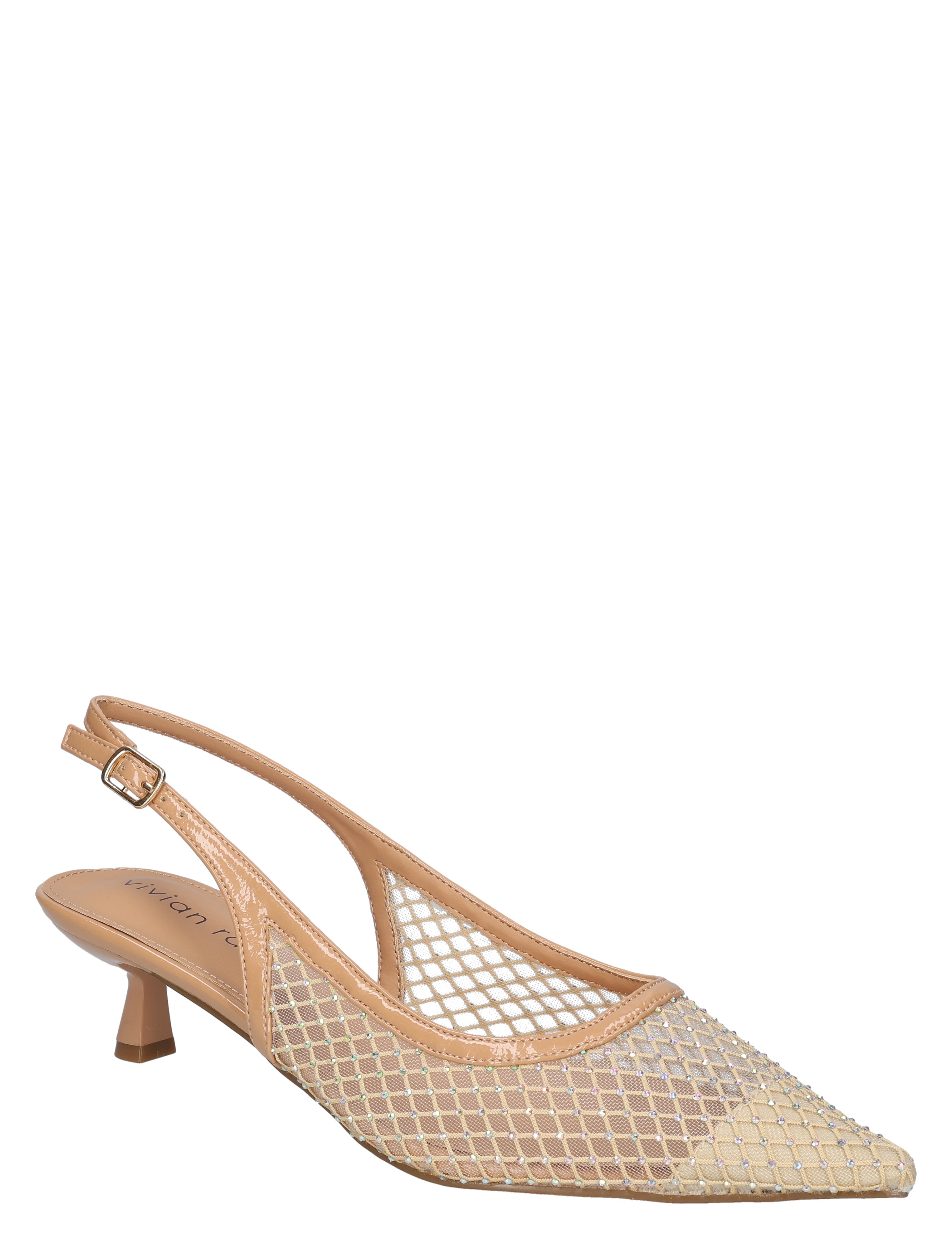 Vivian Ray - Zhou 2615023 Nude Mesh - Dames - Pumps - 50207_77_3