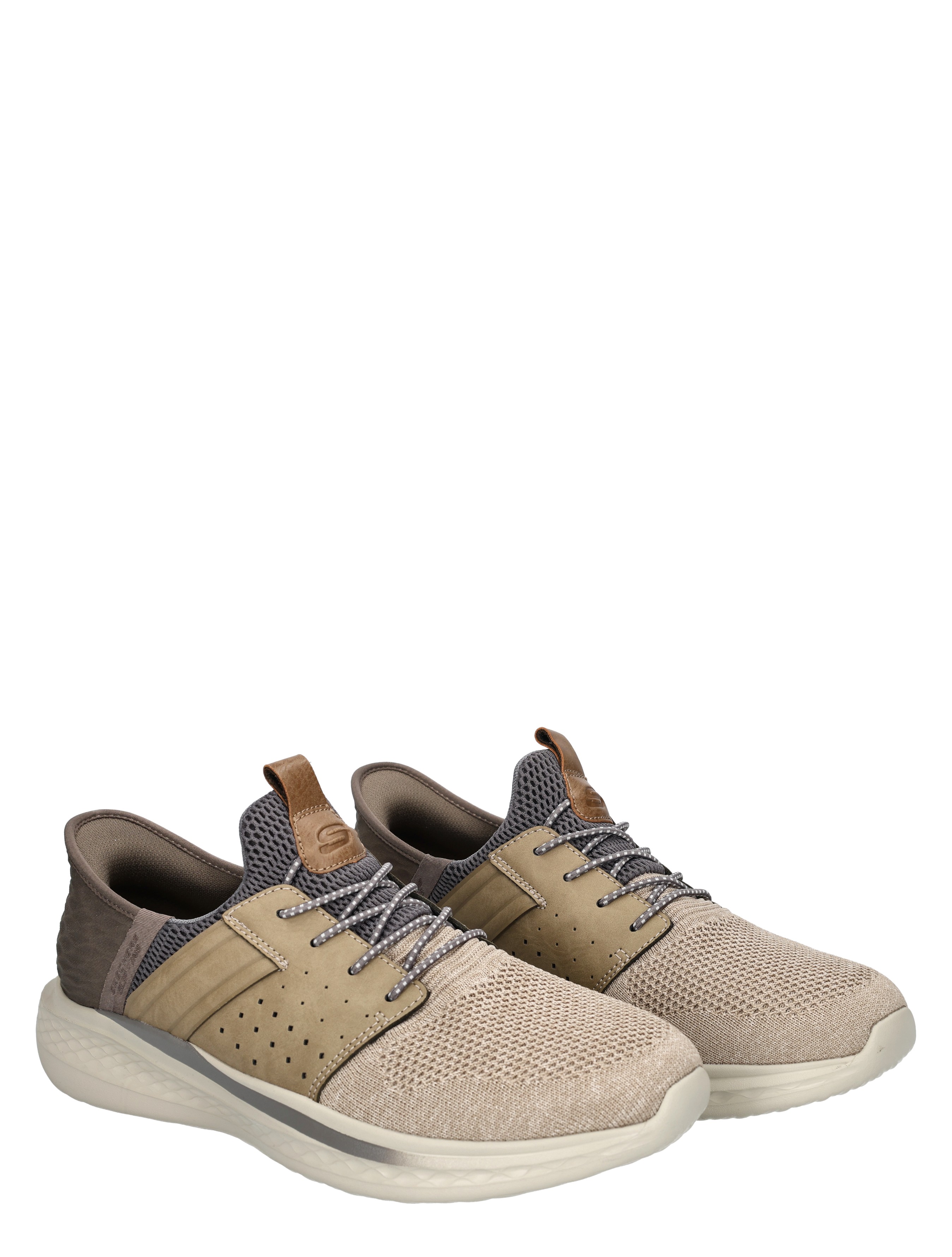 Skechers - 210811 Taupe - Heren - Veterschoenen - Casual Veterschoenen - 46715_77_5