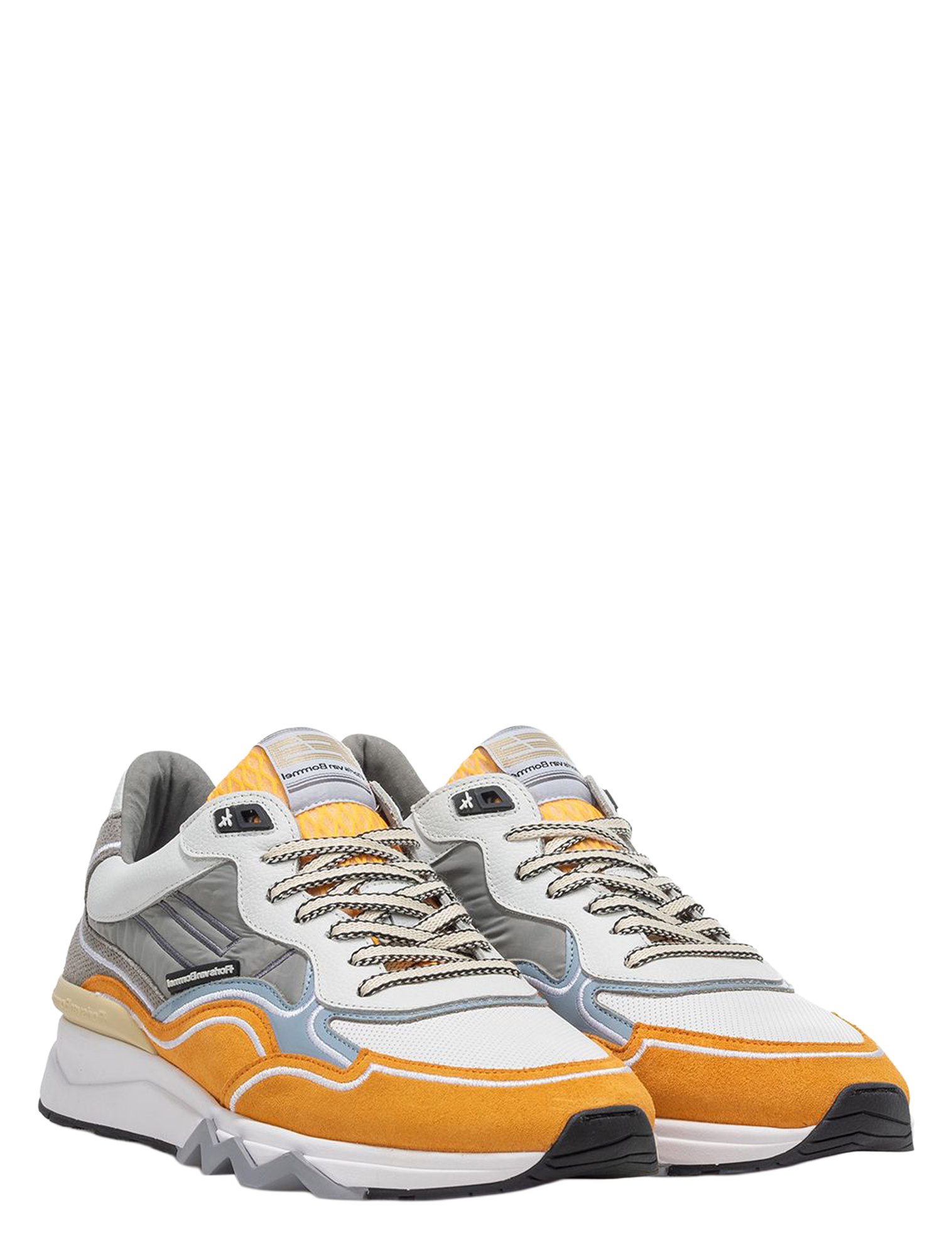 Floris van Bommel - De Zager 10198 86-01 Orange G+Wijdte - Heren - Lage Sneakers - Sneakers - 51421_45_2