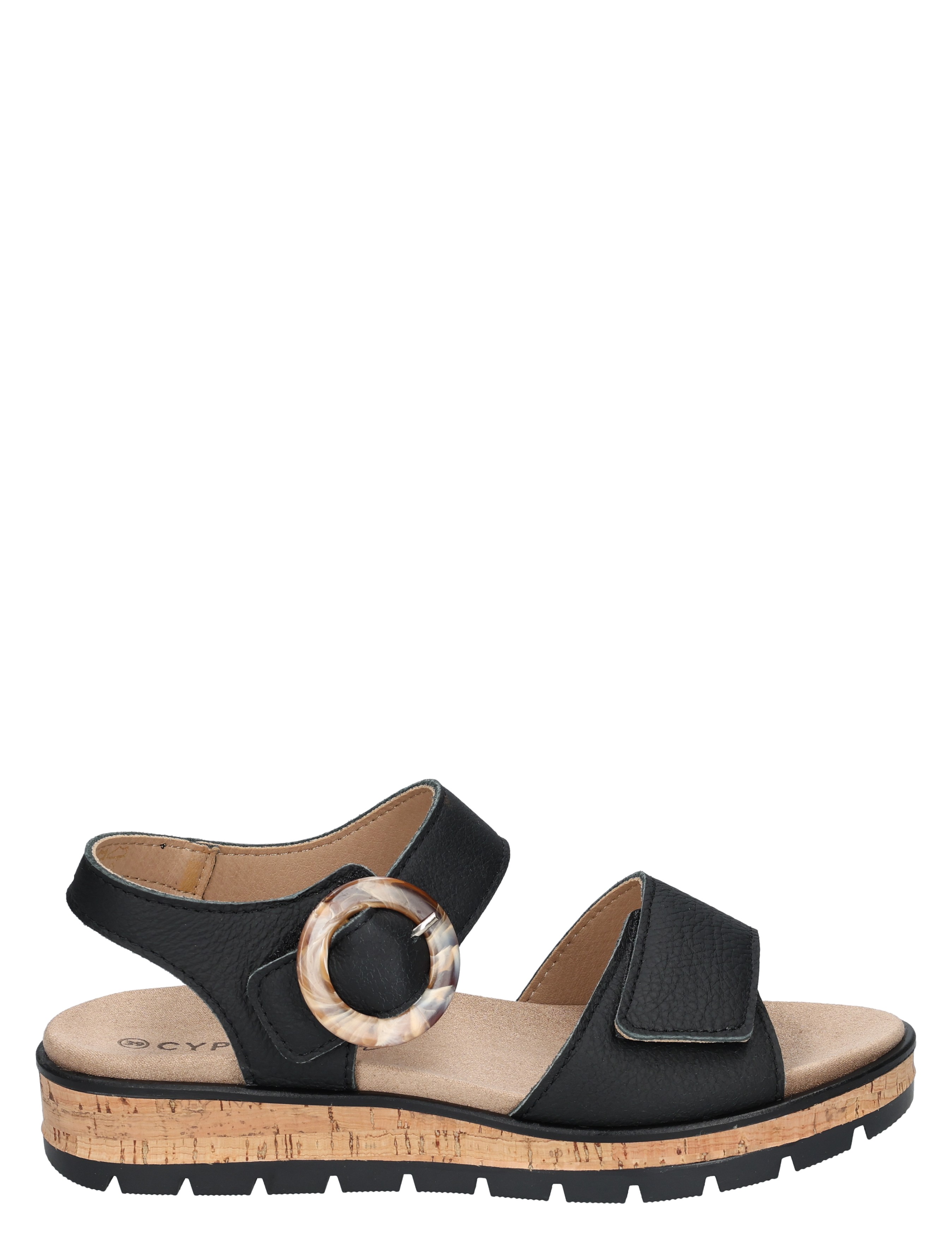 Cypres Soft - Wanda 2615615 1580 Black Floater 508 - Dames - Sandalen - 50850_11_1