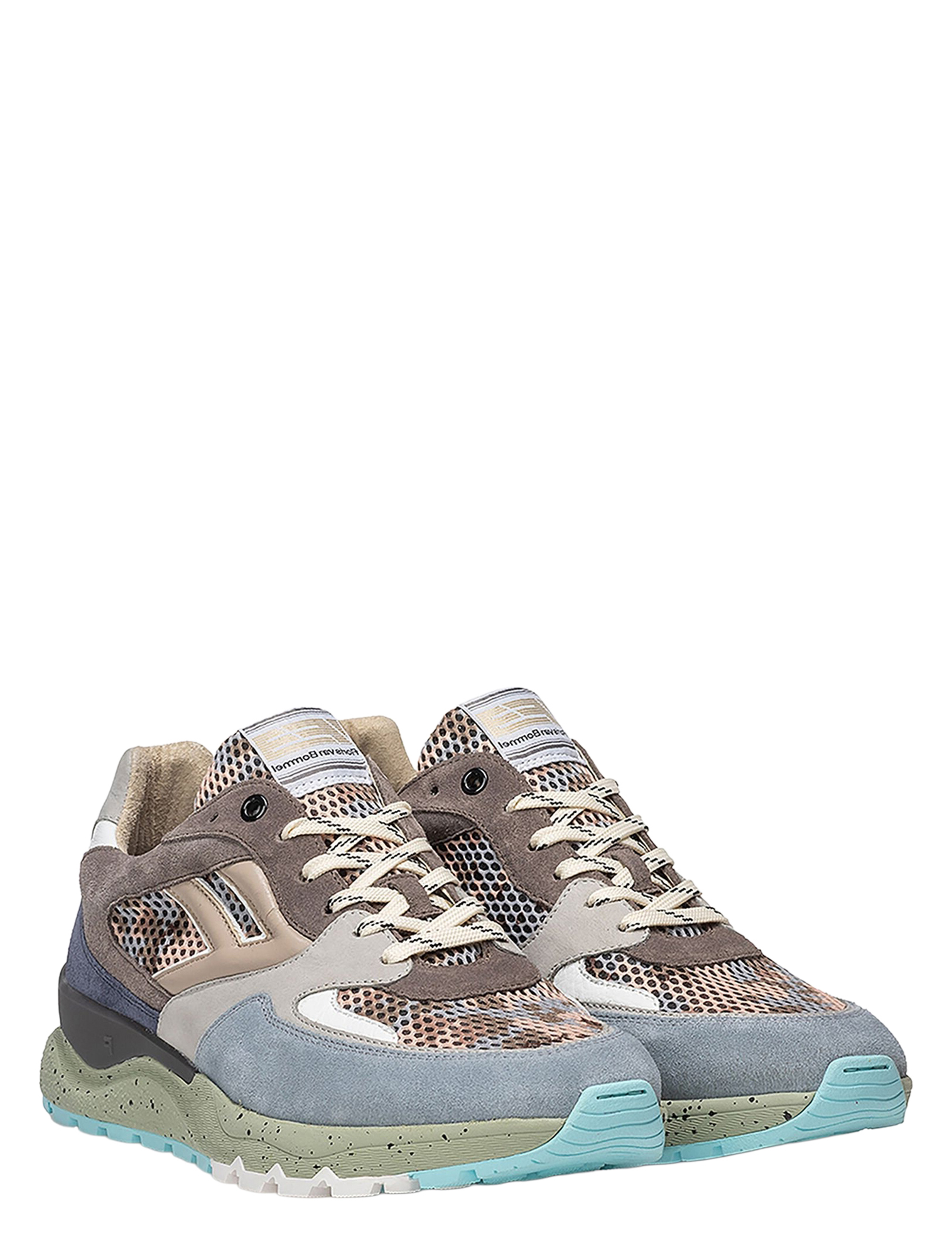 Floris van Bommel - De Treener SFM-10154 42-04 LightBlue G+ Wijdte - Heren - Lage Sneakers - Sneakers - 50116_03_2