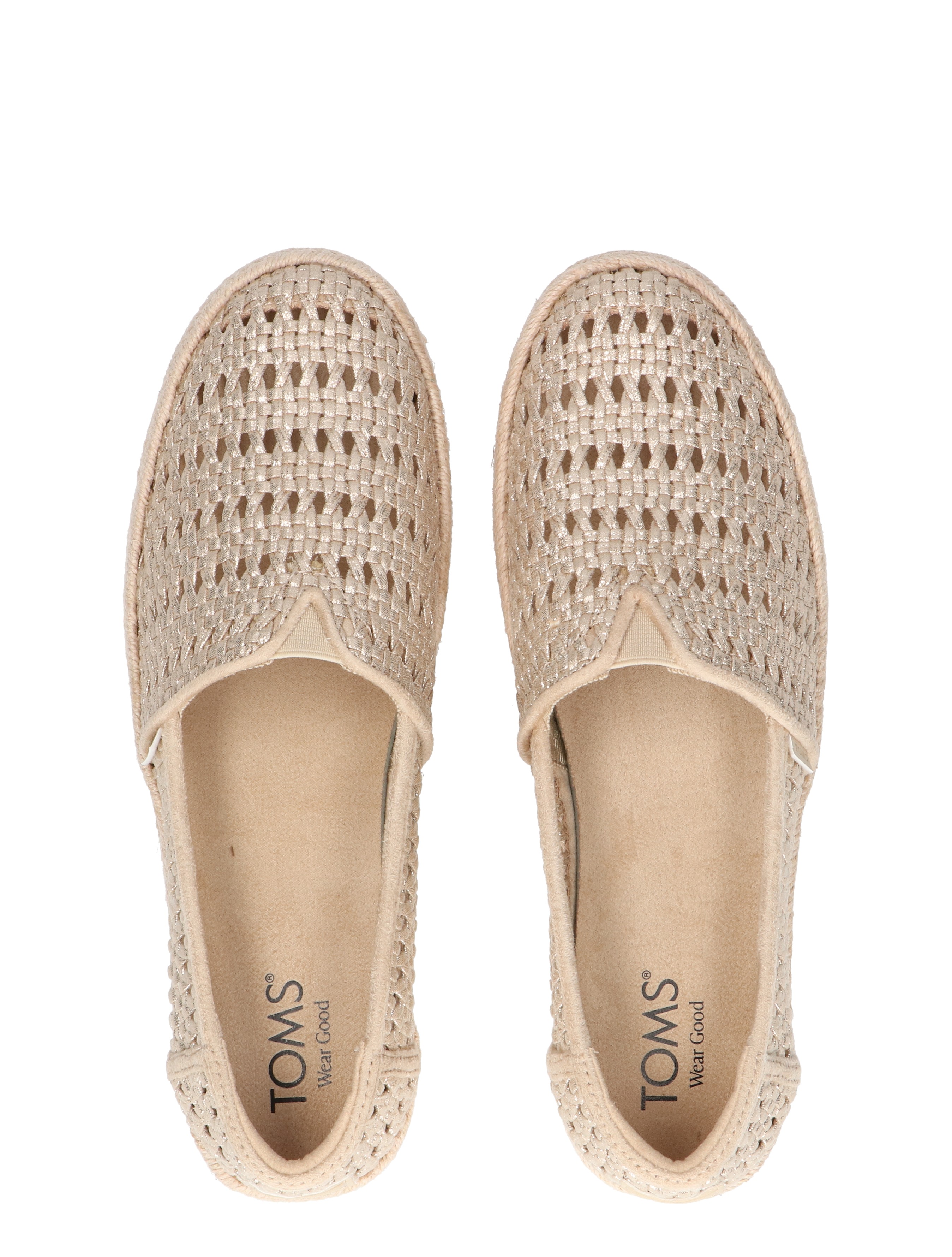 Toms - Valencia Metallic Gold - Dames - Espadrilles - 46992_53_7